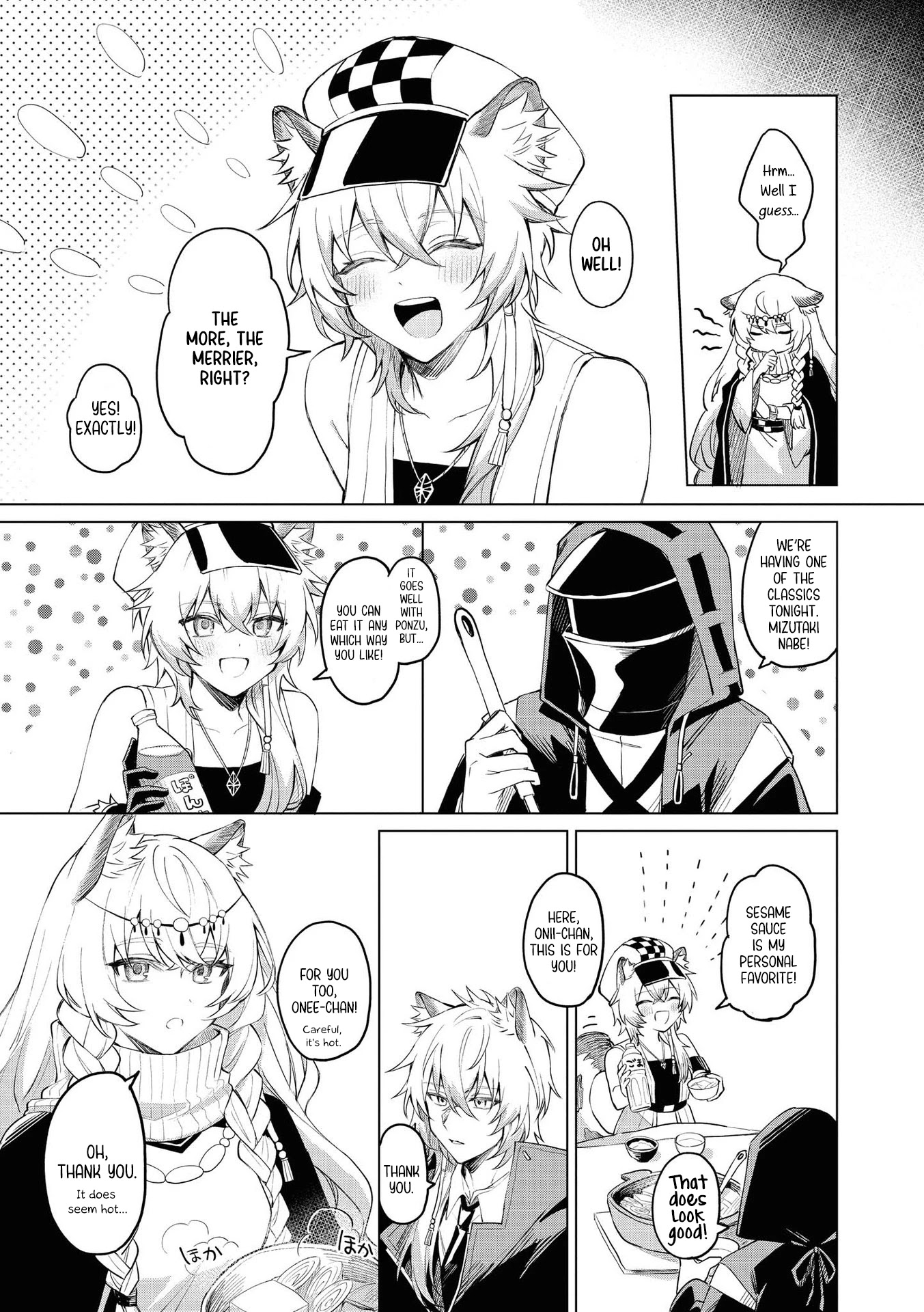 Arknights Comic Anthology Chapter 3.9 page 3 - Vol.3 Chapter 9: Nabe Party Under the Kotatsu
