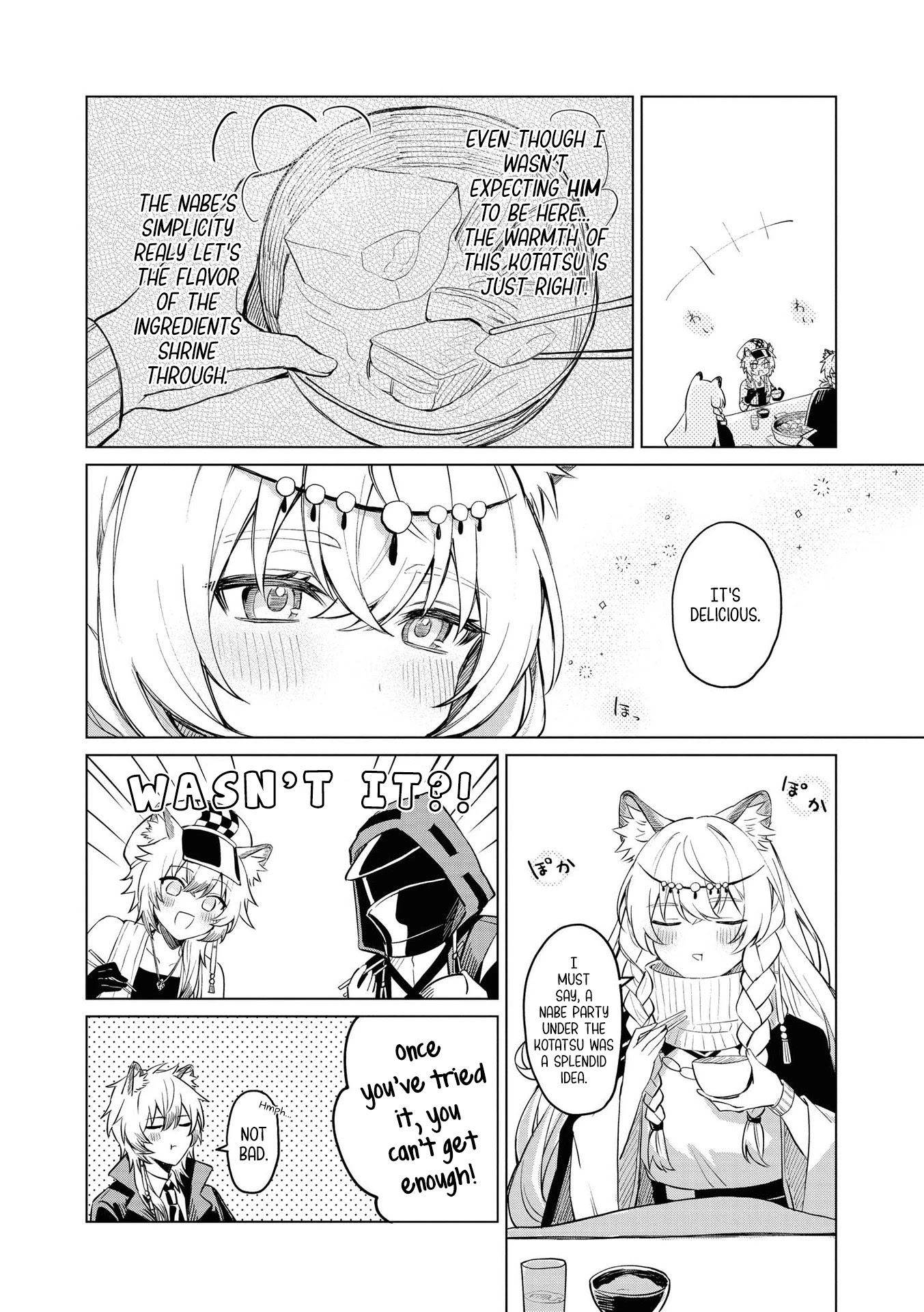 Arknights Comic Anthology Chapter 3.9 page 4 - Vol.3 Chapter 9: Nabe Party Under the Kotatsu
