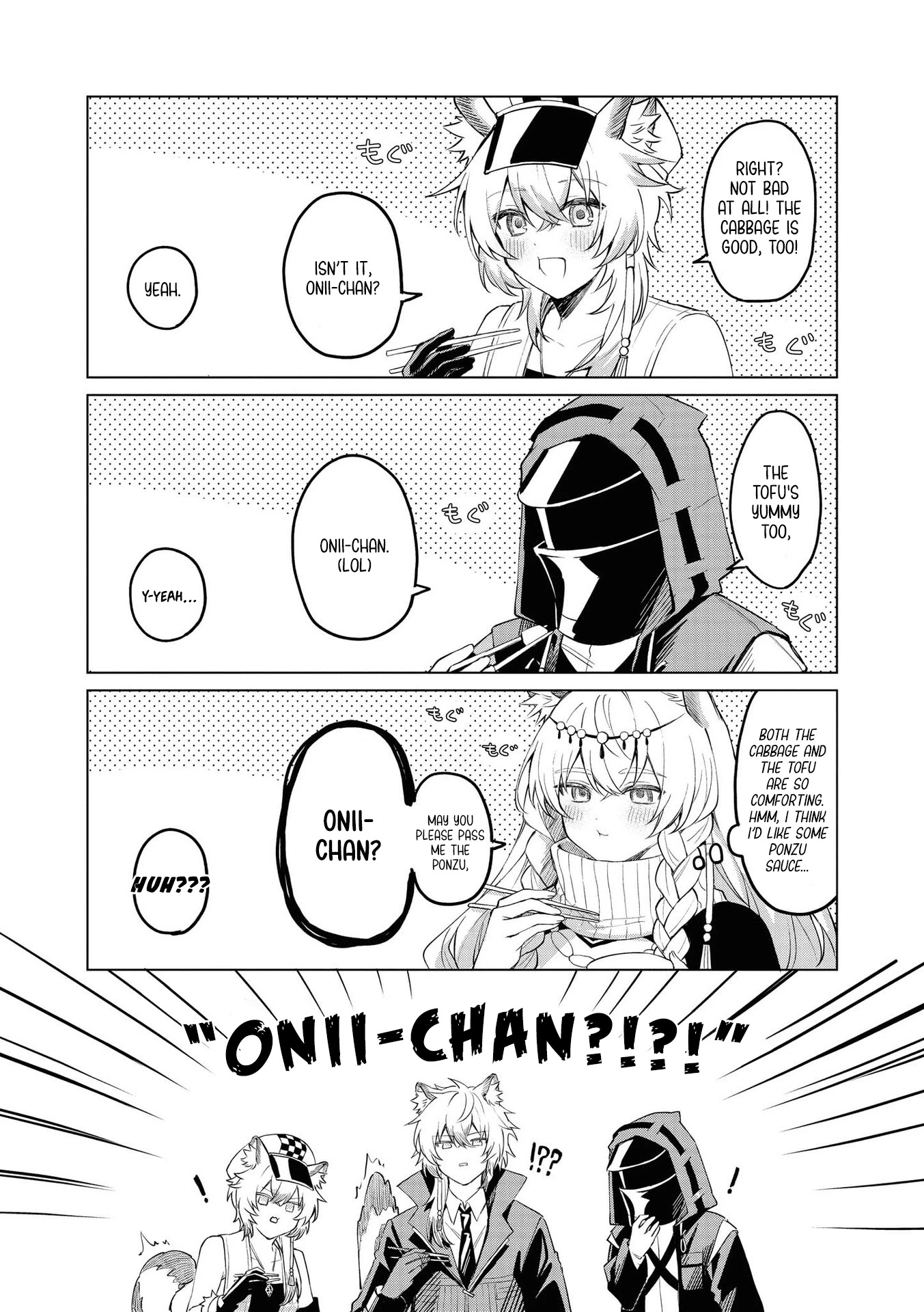 Arknights Comic Anthology Chapter 3.9 page 5 - Vol.3 Chapter 9: Nabe Party Under the Kotatsu