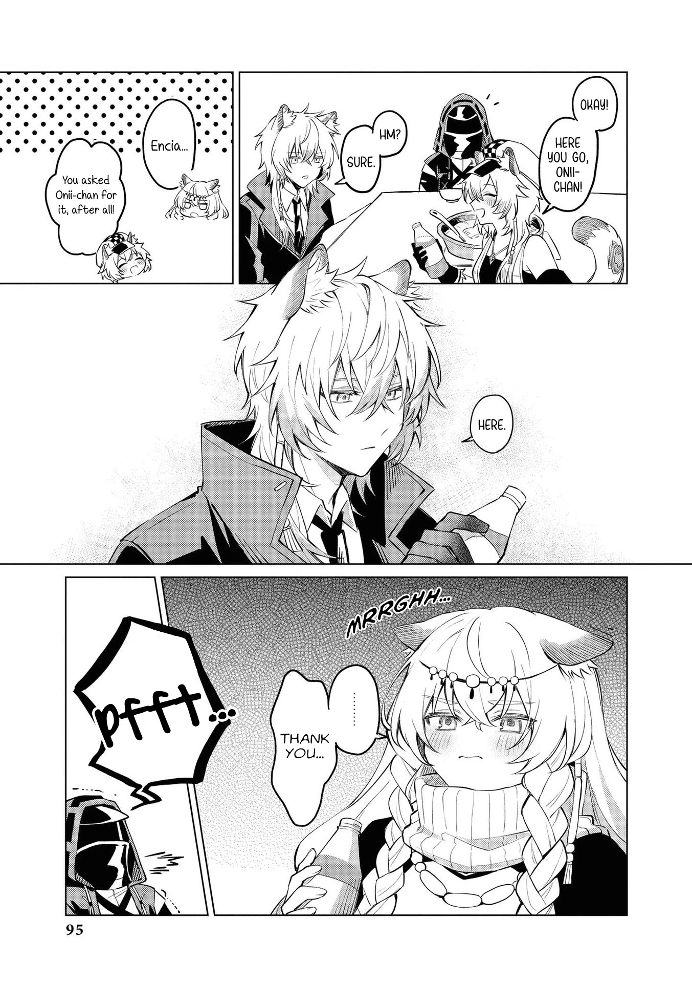 Arknights Comic Anthology Chapter 3.9 page 7 - Vol.3 Chapter 9: Nabe Party Under the Kotatsu