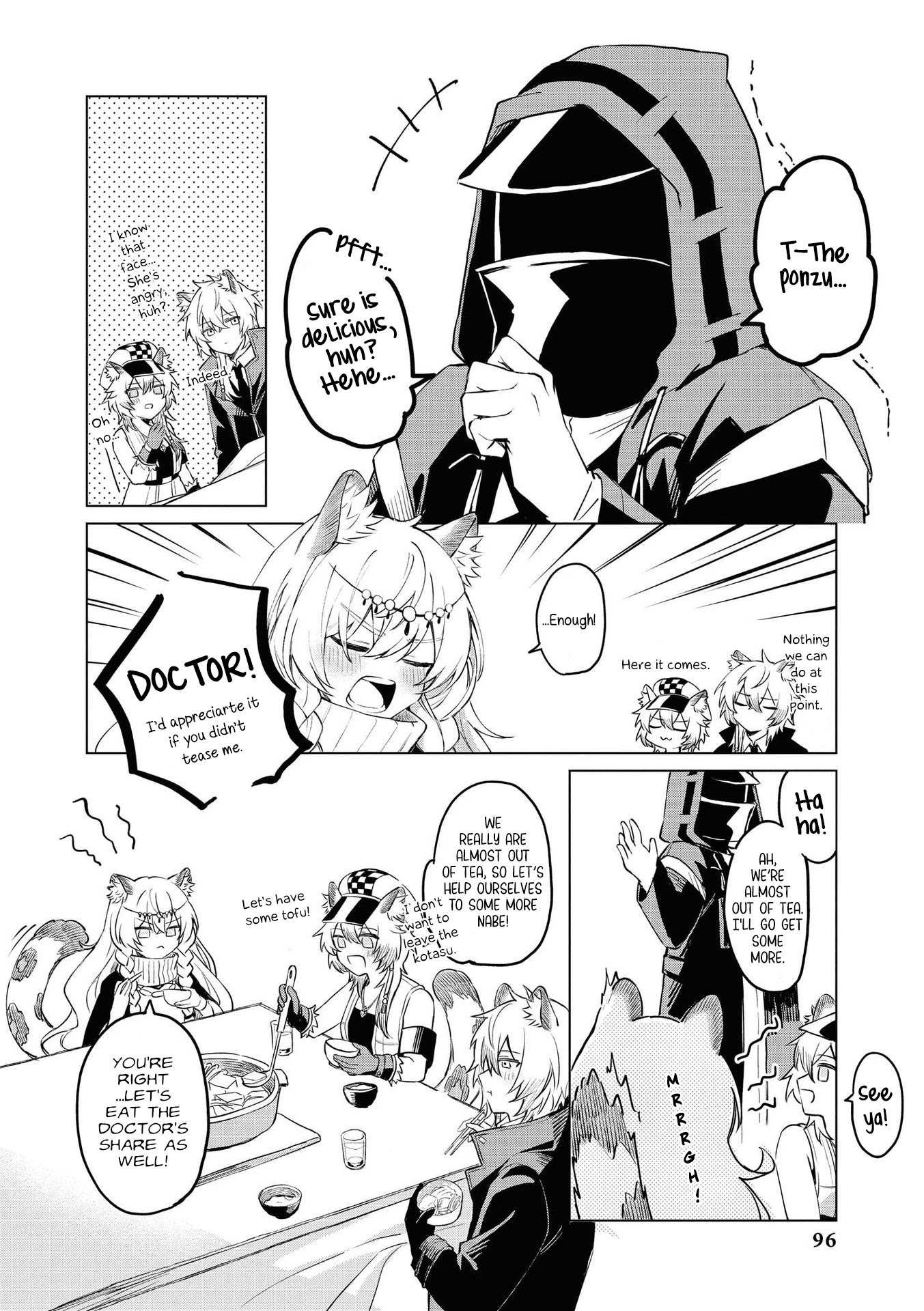 Arknights Comic Anthology Chapter 3.9 page 8 - Vol.3 Chapter 9: Nabe Party Under the Kotatsu