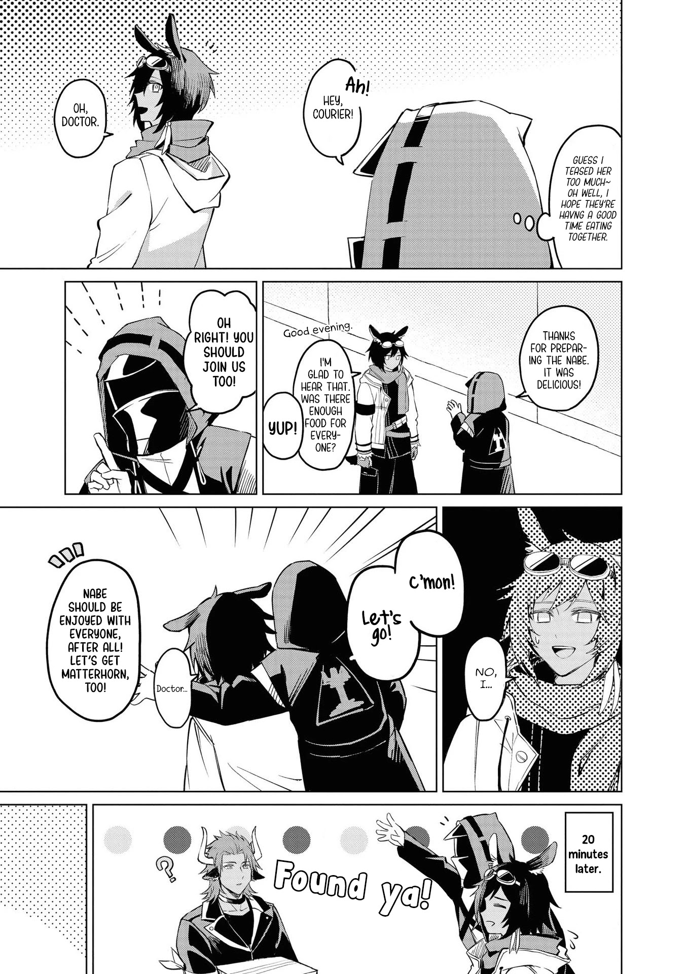 Arknights Comic Anthology Chapter 3.9 page 9 - Vol.3 Chapter 9: Nabe Party Under the Kotatsu