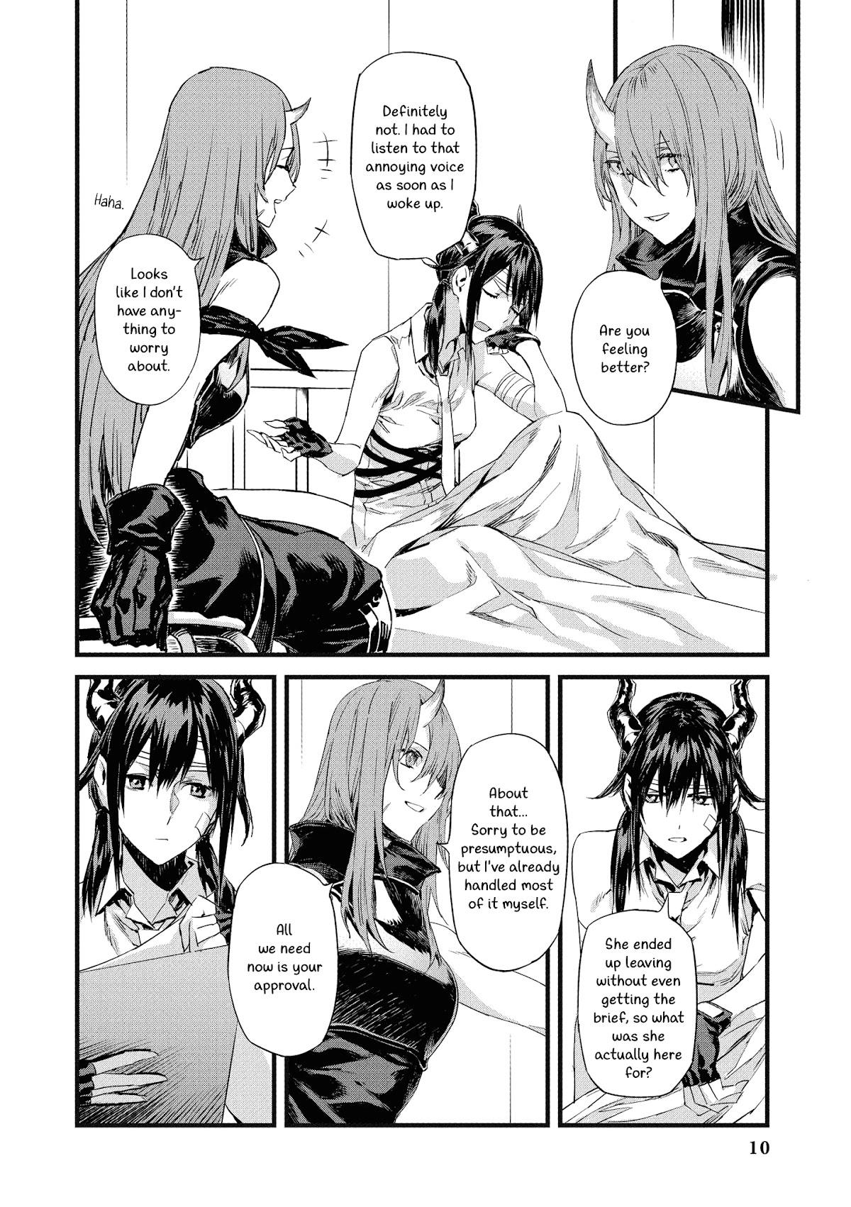 Arknights Comic Anthology Chapter 4.1 page 6 - Vol.4 Chapter 1: Hospital Visit