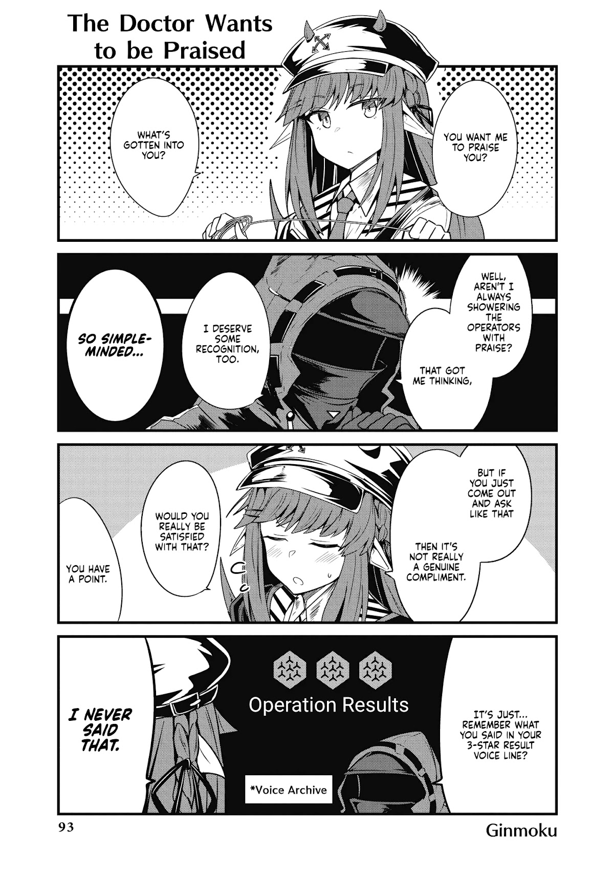 Arknights Comic Anthology Chapter 4.10 page 1 - Vol.4 Chapter 10: The Doctor Wants to be Praised