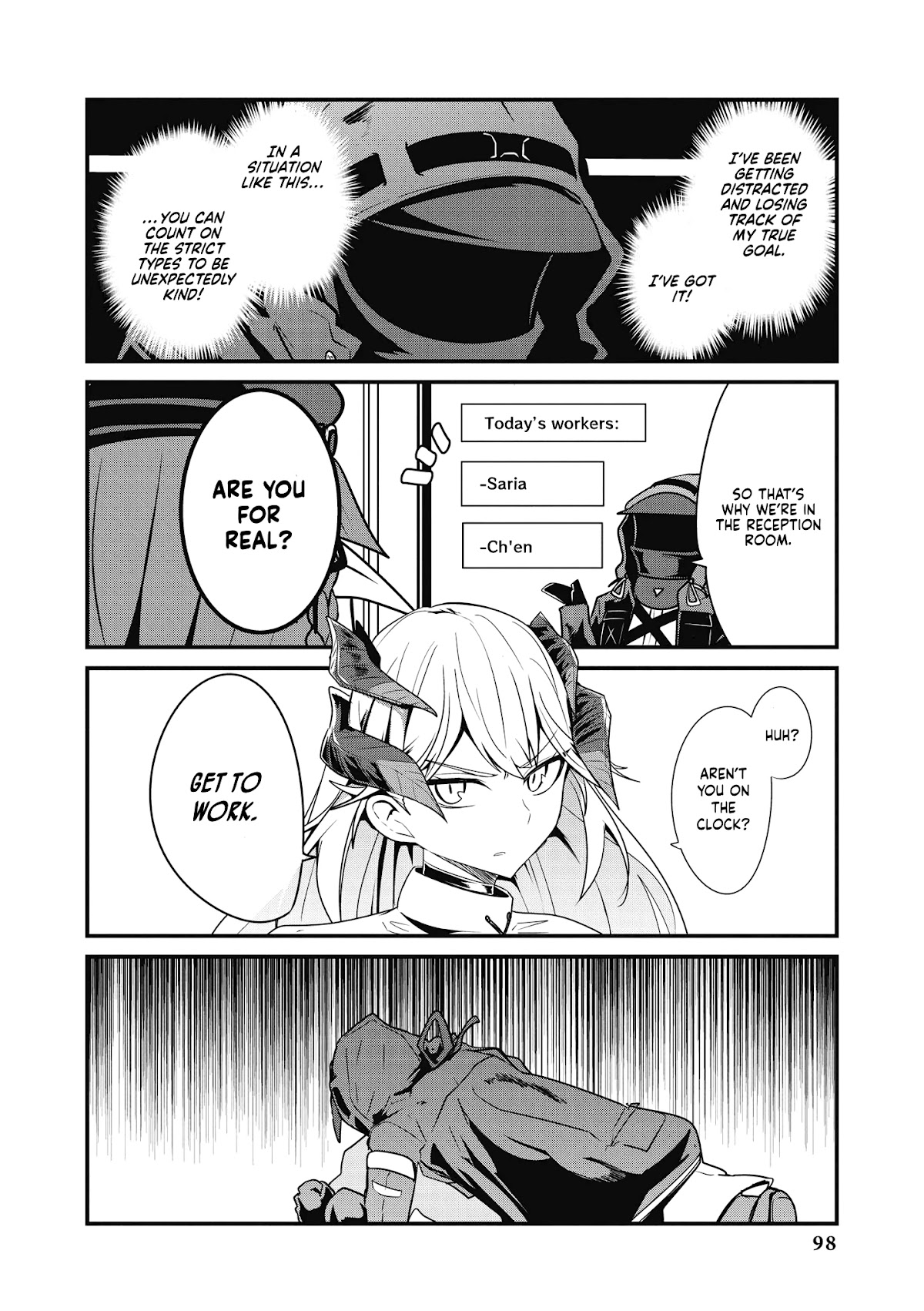 Arknights Comic Anthology Chapter 4.10 page 6 - Vol.4 Chapter 10: The Doctor Wants to be Praised