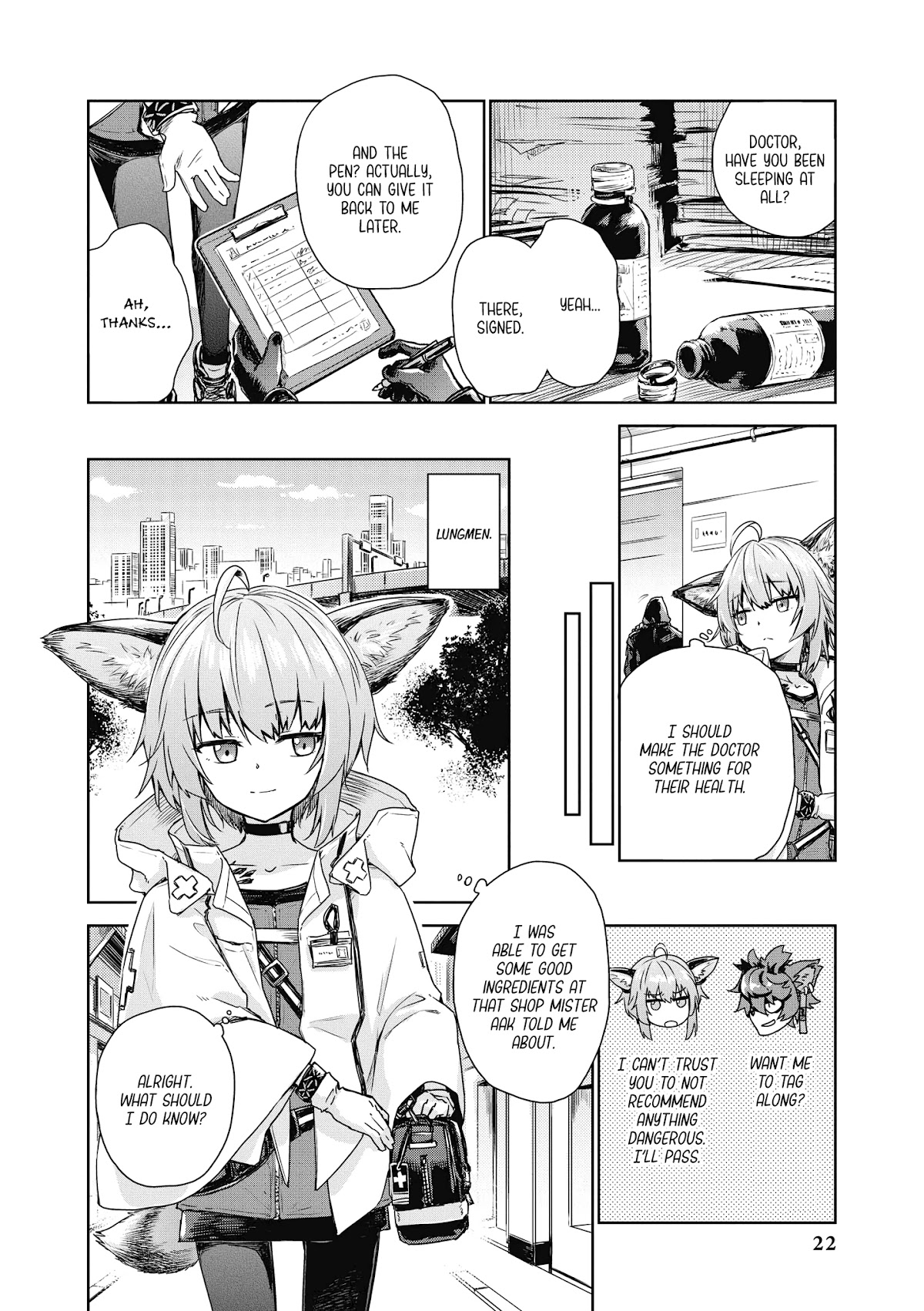 Arknights Comic Anthology Chapter 4.3 page 2 - Vol.4 Chapter 3: Gift