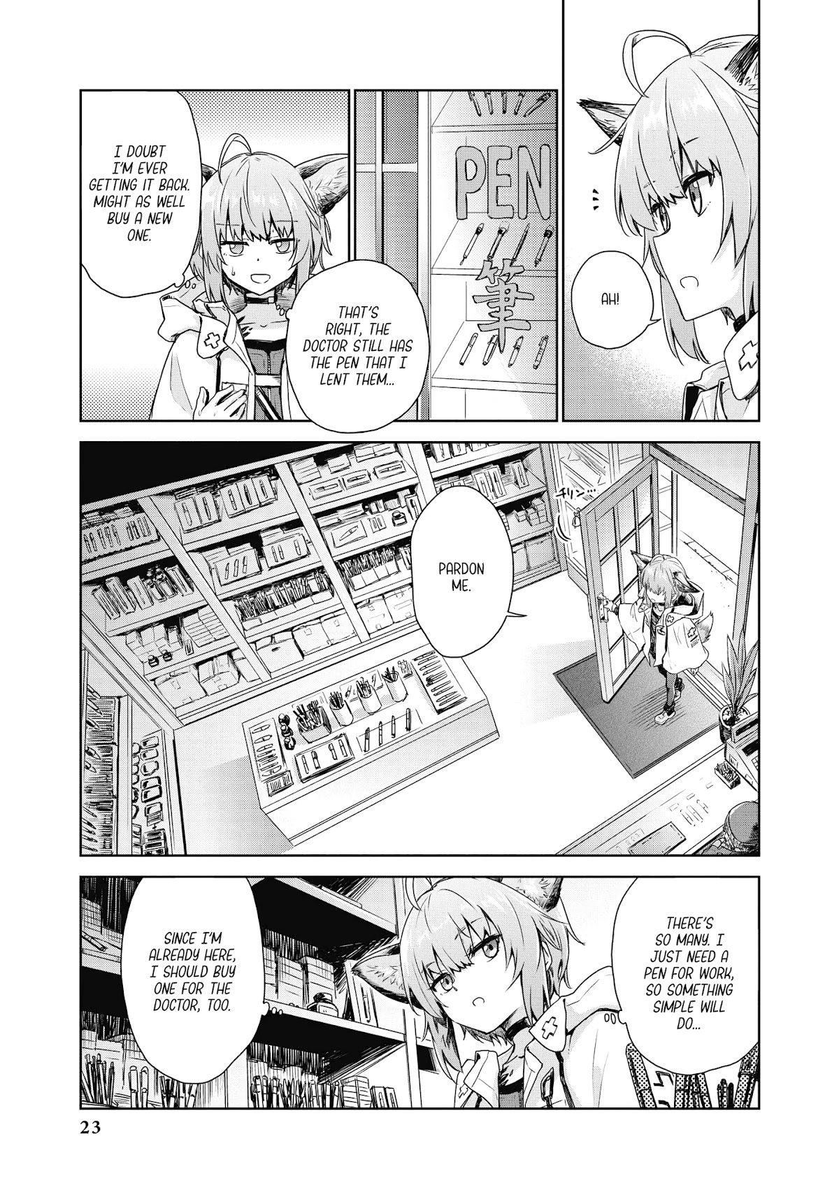 Arknights Comic Anthology Chapter 4.3 page 3 - Vol.4 Chapter 3: Gift