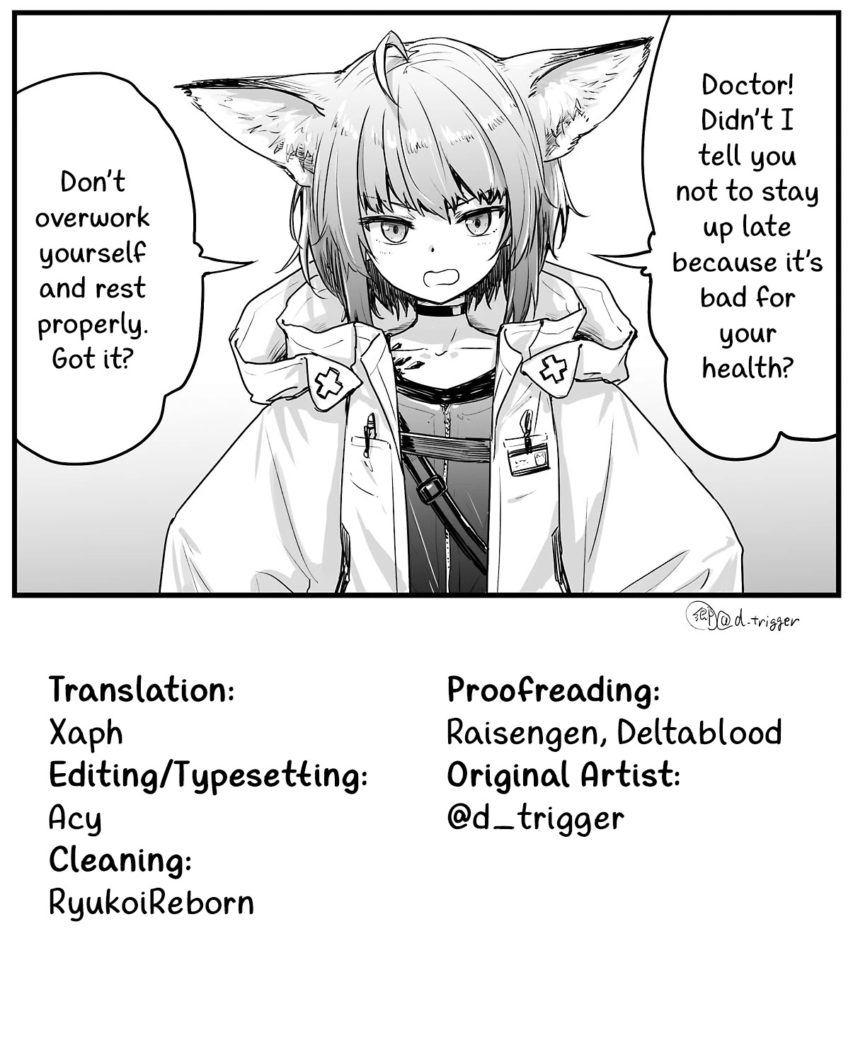 Arknights Comic Anthology Chapter 4.3 page 9 - Vol.4 Chapter 3: Gift