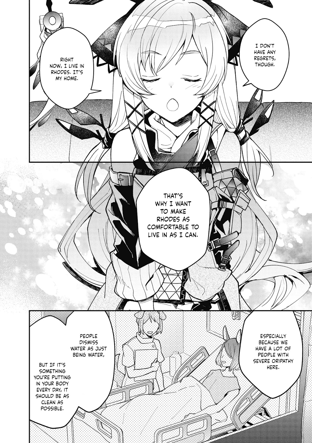 Arknights Comic Anthology Chapter 4.4 page 10 - Vol.4 Chapter 4: The Waves of Home Call Out