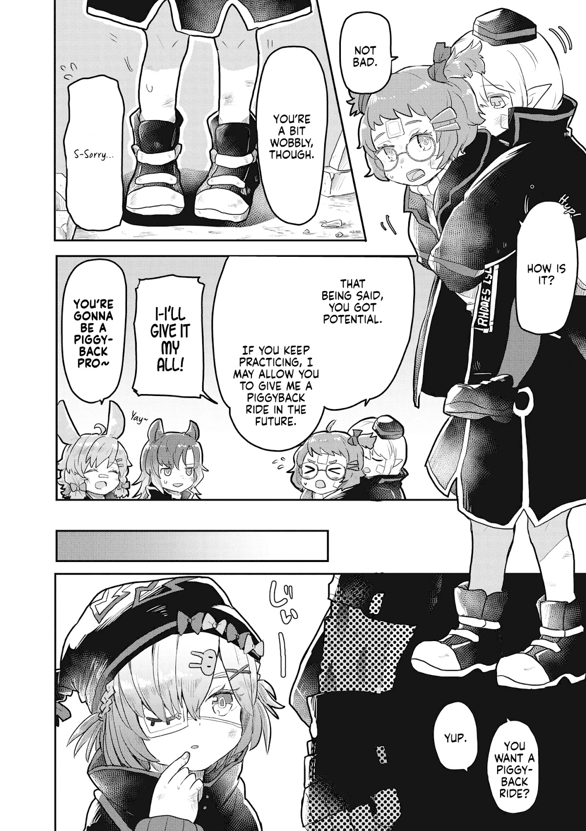 Arknights Comic Anthology Chapter 4.8 page 4 - Vol.4 Chapter 8: Piggyback, Please