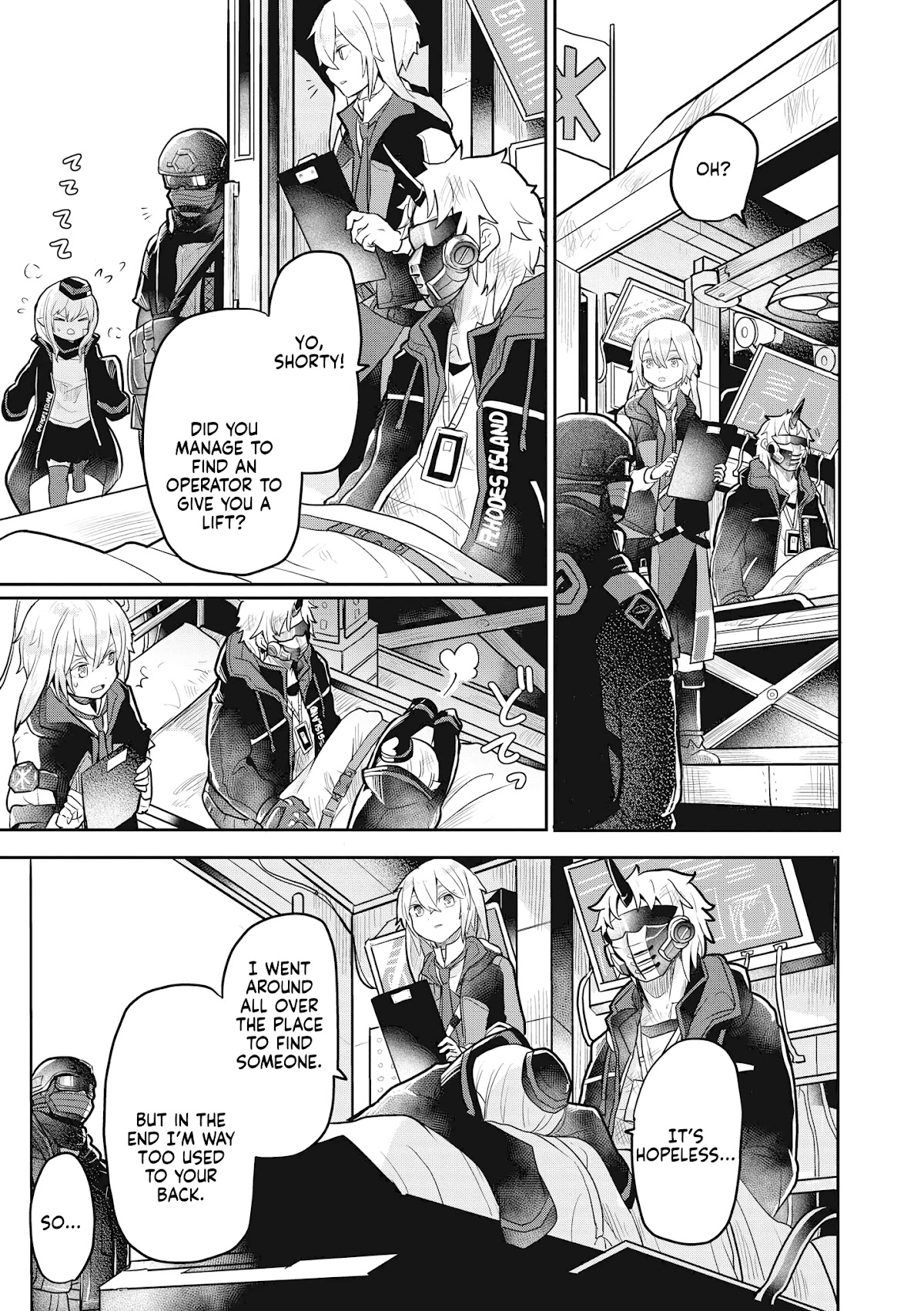 Arknights Comic Anthology Chapter 4.8 page 9 - Vol.4 Chapter 8: Piggyback, Please