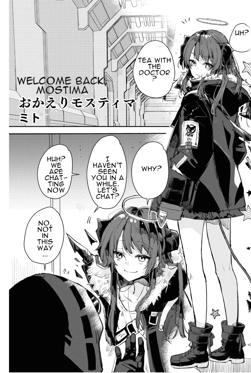 Arknights Comic Anthology Chapter 5.6 page 1 - Vol.5 Chapter 6: Welcome back, Mostima