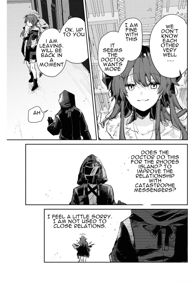 Arknights Comic Anthology Chapter 5.6 page 3 - Vol.5 Chapter 6: Welcome back, Mostima