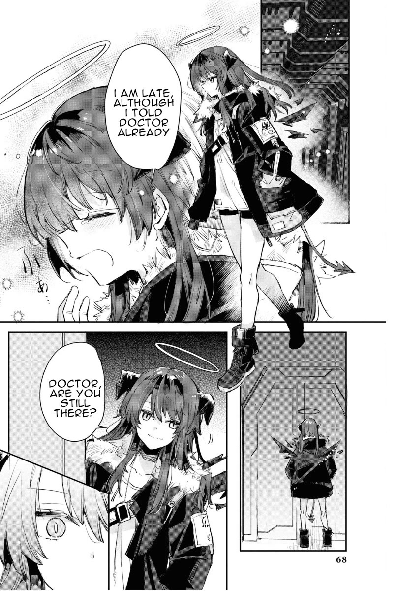 Arknights Comic Anthology Chapter 5.6 page 4 - Vol.5 Chapter 6: Welcome back, Mostima