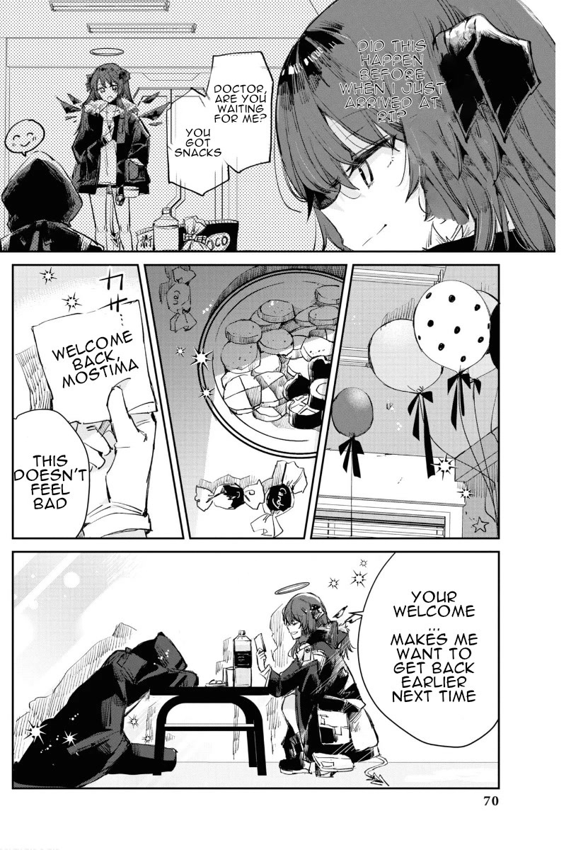 Arknights Comic Anthology Chapter 5.6 page 6 - Vol.5 Chapter 6: Welcome back, Mostima
