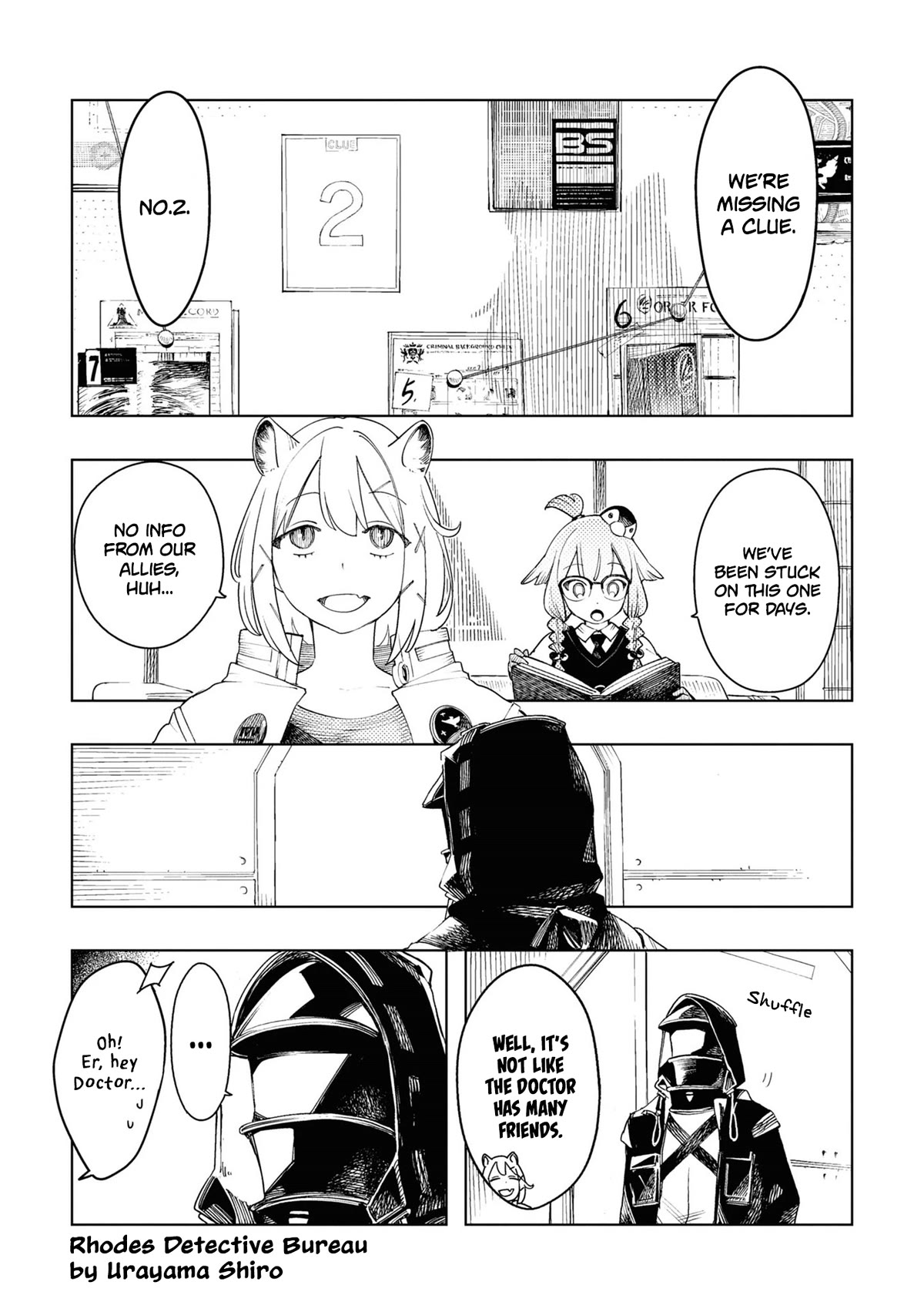 Arknights Comic Anthology Chapter 6.2 page 1 - Vol.6 Chapter 2: Rhodes Detective Bureau
