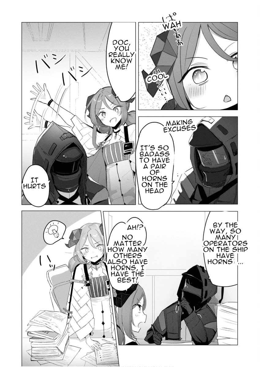 Arknights Comic Anthology Chapter 6.8 page 4 - Vol.6 Chapter 8: Looking for Cuteness