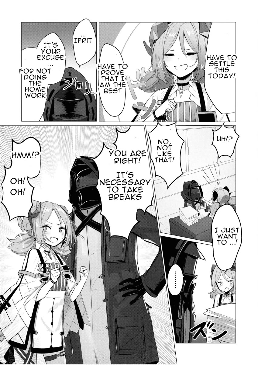 Arknights Comic Anthology Chapter 6.8 page 5 - Vol.6 Chapter 8: Looking for Cuteness