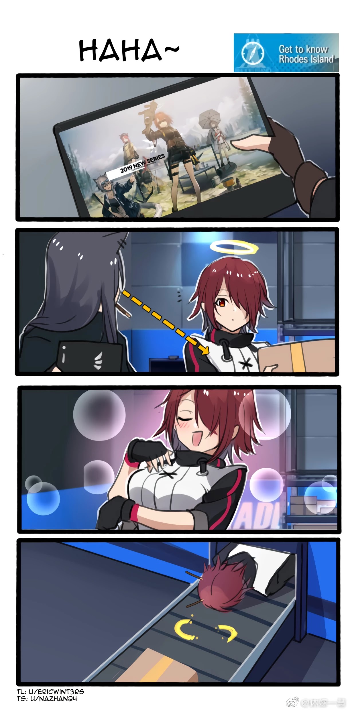 Arknights: Get to know Rhodes Island (Doujinshi) Chapter 10 page 1 - Chapter 10: Haha~