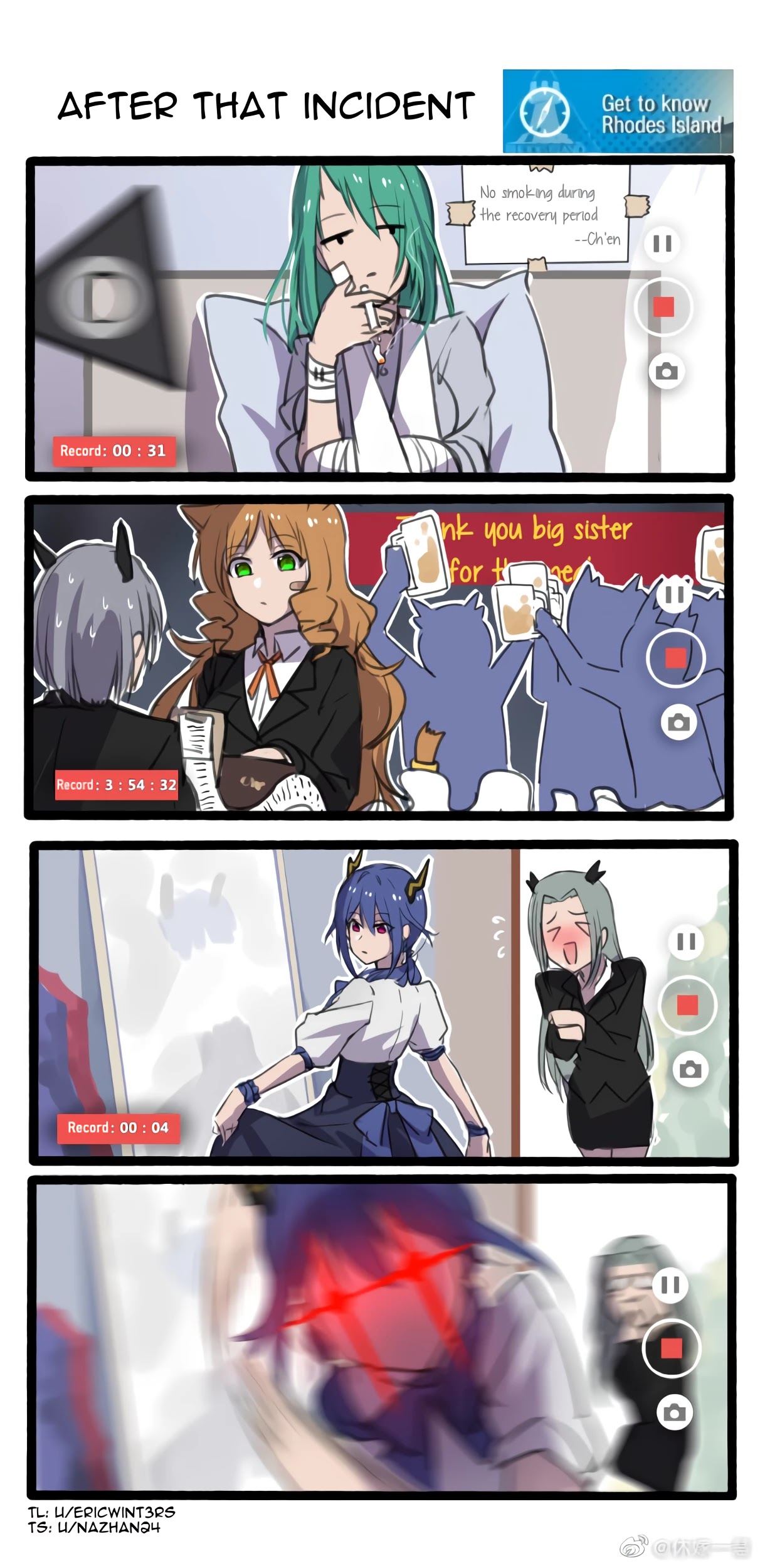 Arknights: Get to know Rhodes Island (Doujinshi) Chapter 13 page 1 - Chapter 13: After that incident