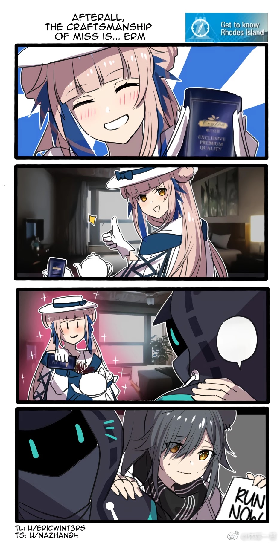 Arknights: Get to know Rhodes Island (Doujinshi) Chapter 14 page 1 - Chapter 14: Afterall, the craftsmanship of Miss is... erm