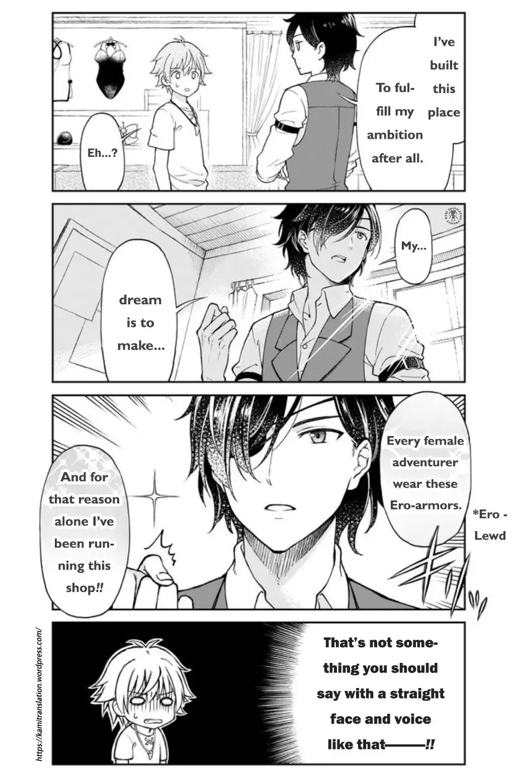 Armor Shop For Ladies & Gentlemen Chapter 1 page 10 - Chapter 1: Welcome to the Armor shop