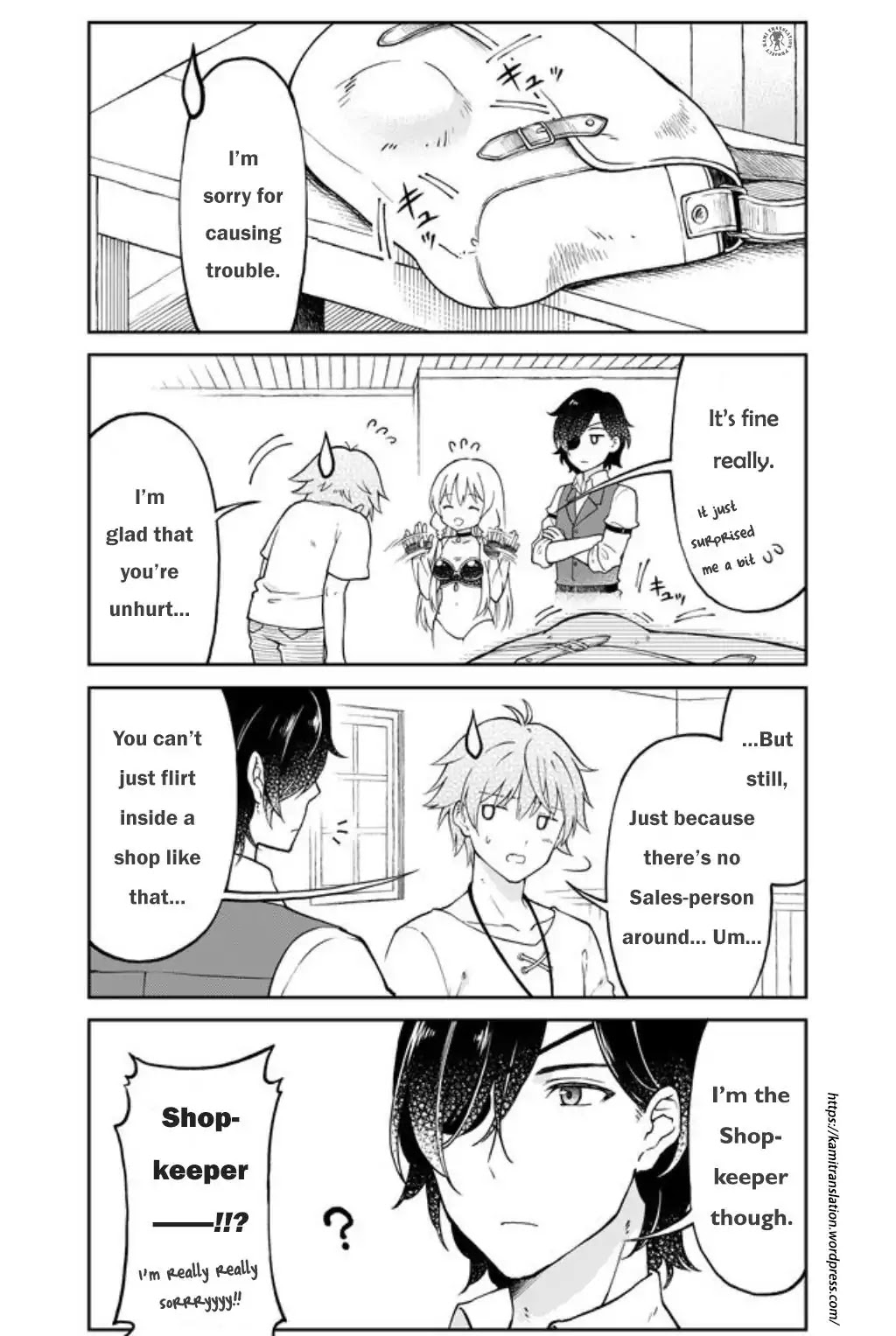 Armor Shop For Ladies & Gentlemen Chapter 1 page 6 - Chapter 1: Welcome to the Armor shop