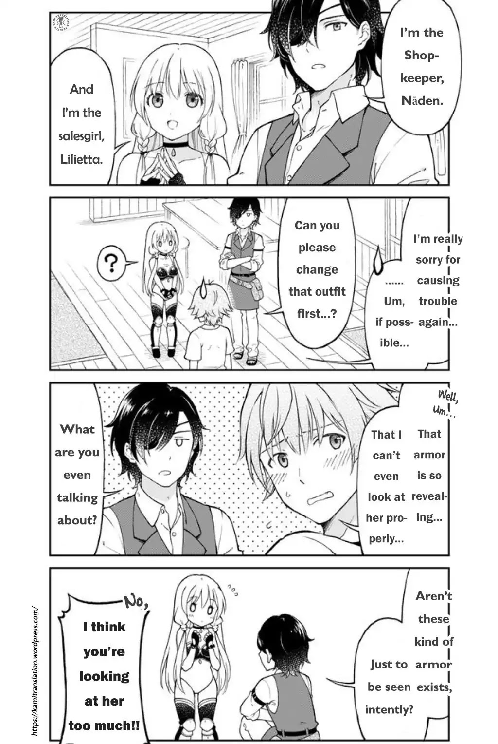 Armor Shop For Ladies & Gentlemen Chapter 1 page 7 - Chapter 1: Welcome to the Armor shop