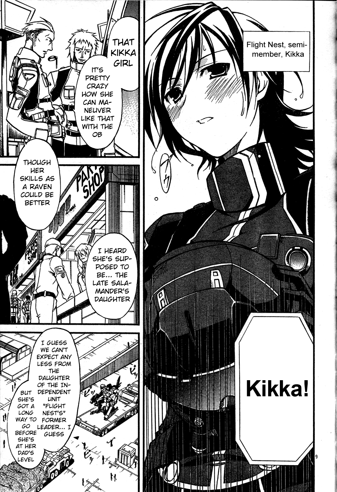 Armored Core - Tower City Blade Chapter 1.2 page 11 - Chapter 1 v2 : The Sword of Vulcan, named...