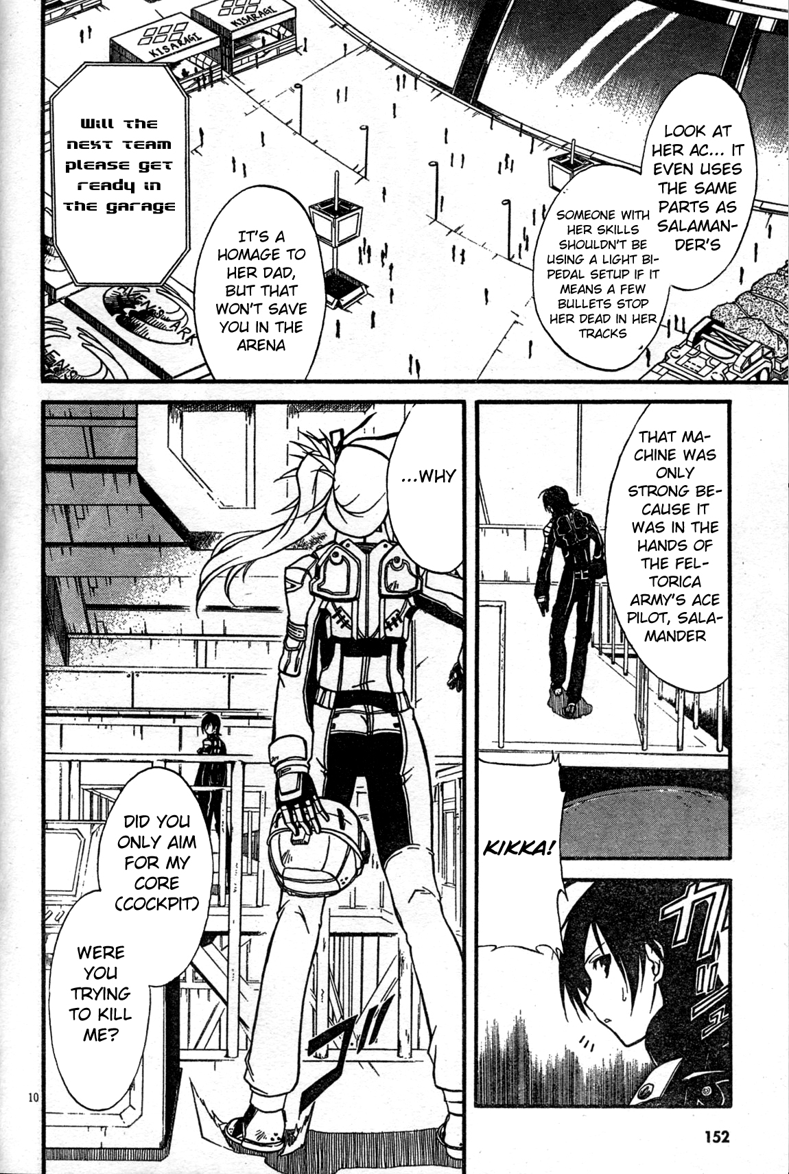 Armored Core - Tower City Blade Chapter 1.2 page 12 - Chapter 1 v2 : The Sword of Vulcan, named...
