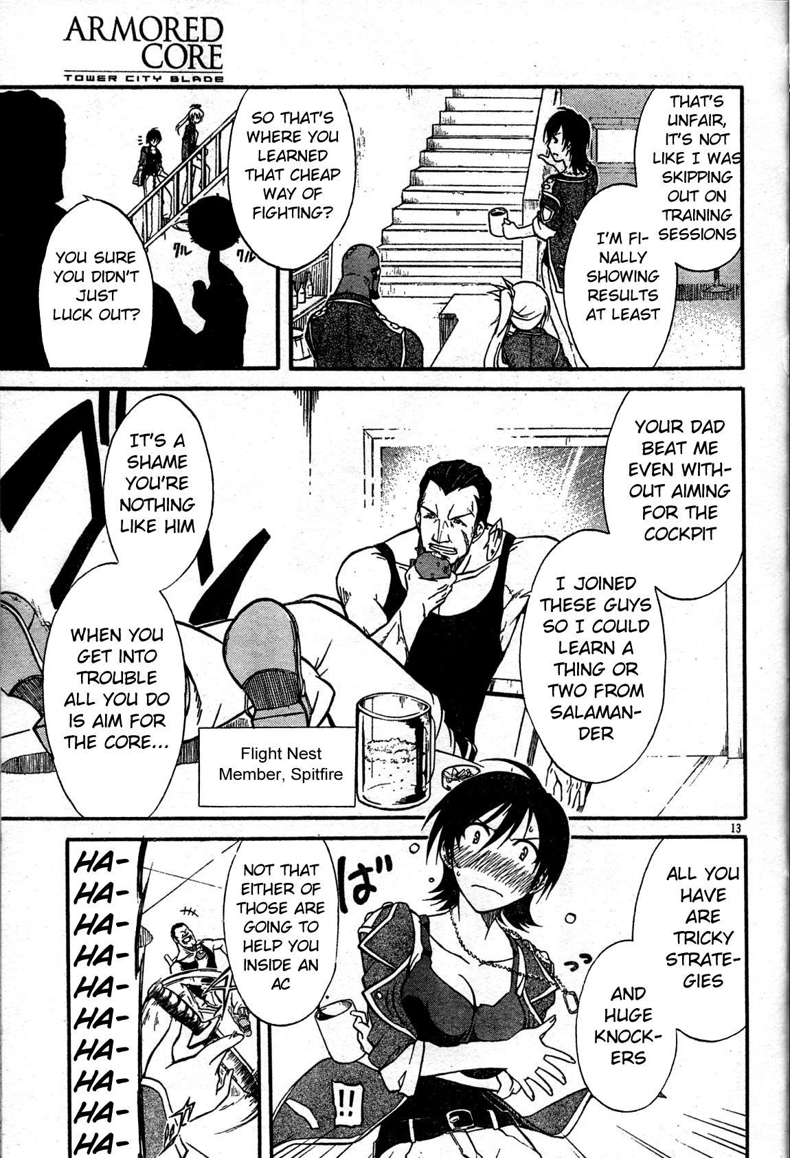 Armored Core - Tower City Blade Chapter 1.2 page 15 - Chapter 1 v2 : The Sword of Vulcan, named...