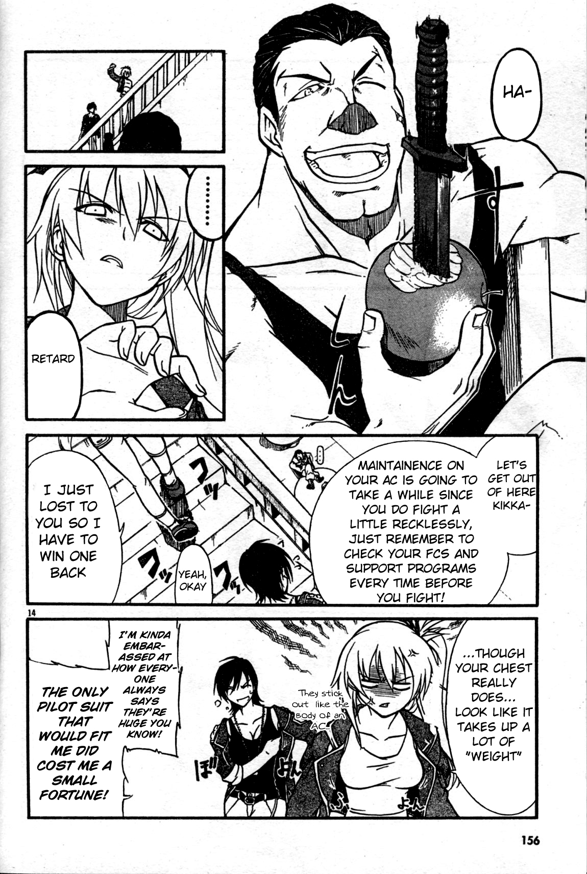 Armored Core - Tower City Blade Chapter 1.2 page 16 - Chapter 1 v2 : The Sword of Vulcan, named...