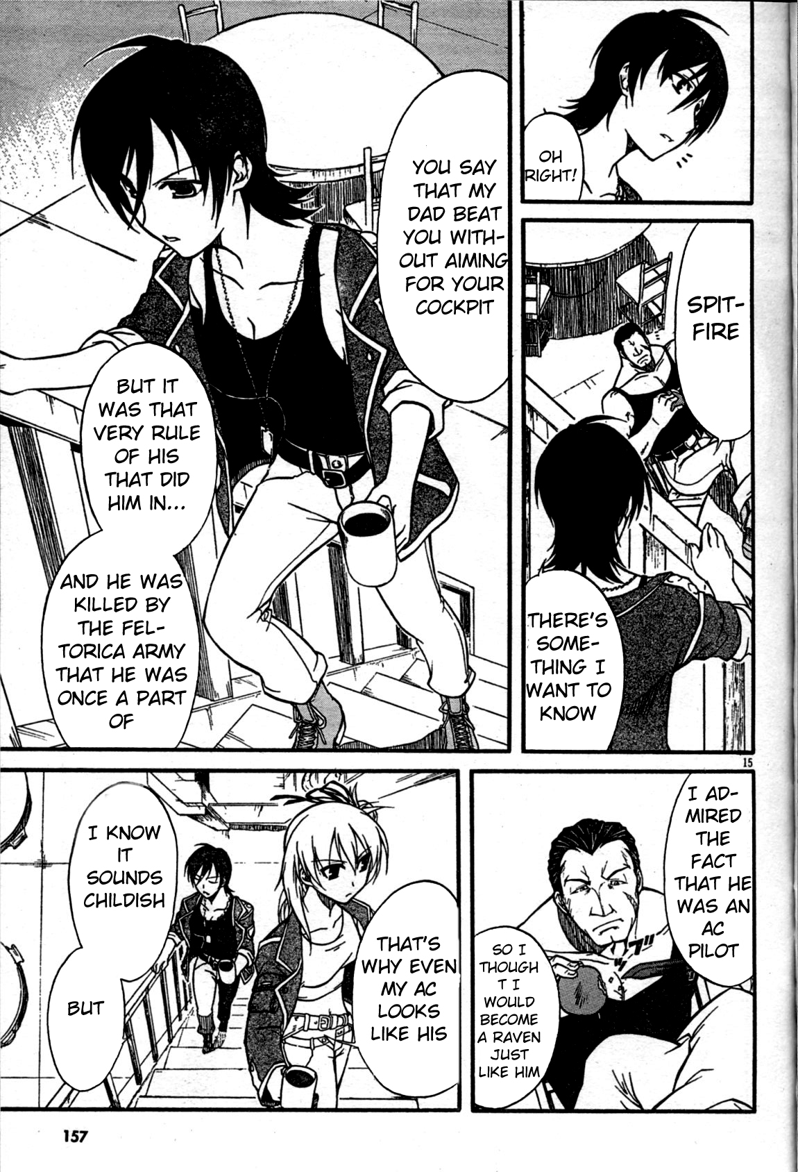 Armored Core - Tower City Blade Chapter 1.2 page 17 - Chapter 1 v2 : The Sword of Vulcan, named...