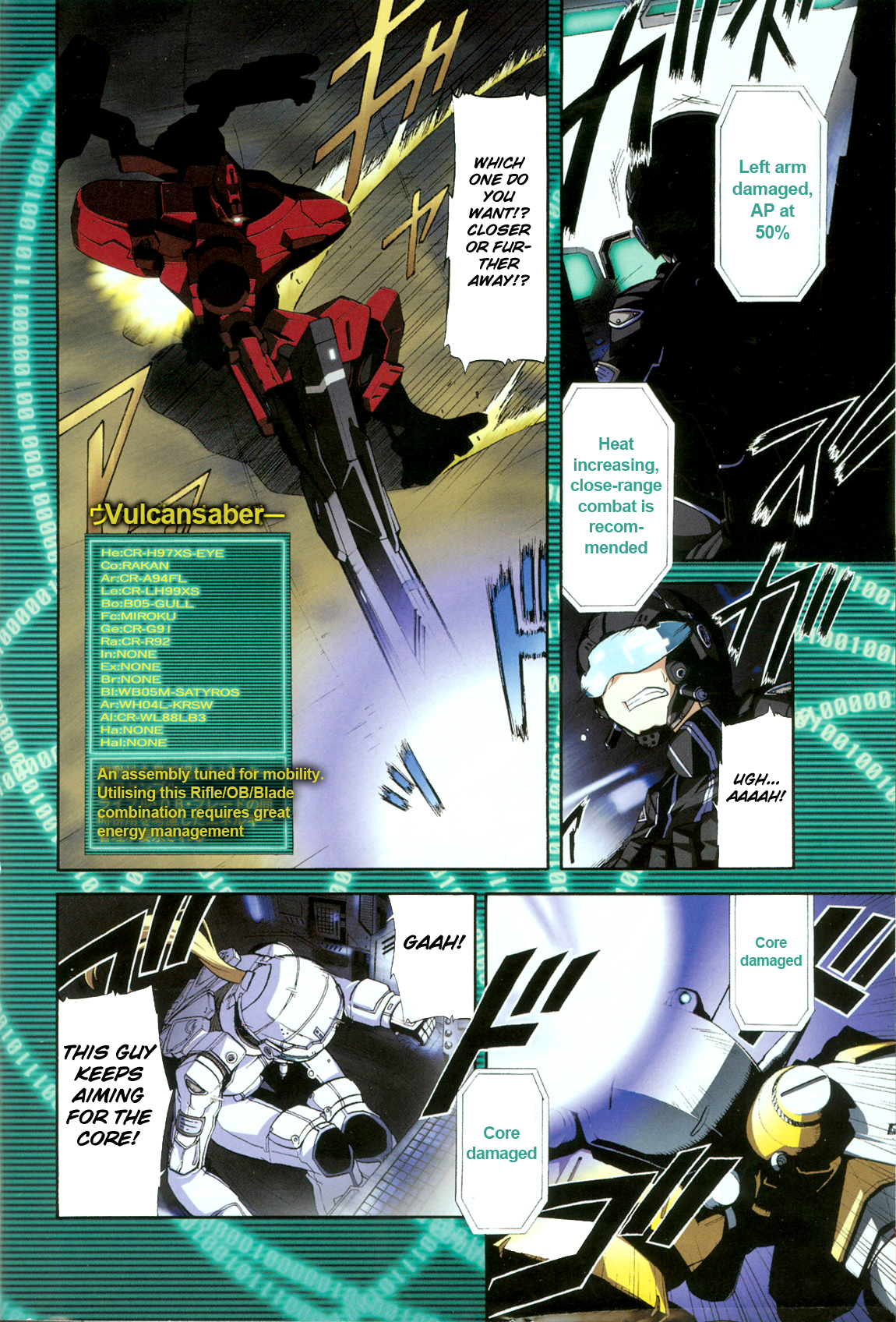 Armored Core - Tower City Blade Chapter 1.2 page 6 - Chapter 1 v2 : The Sword of Vulcan, named...