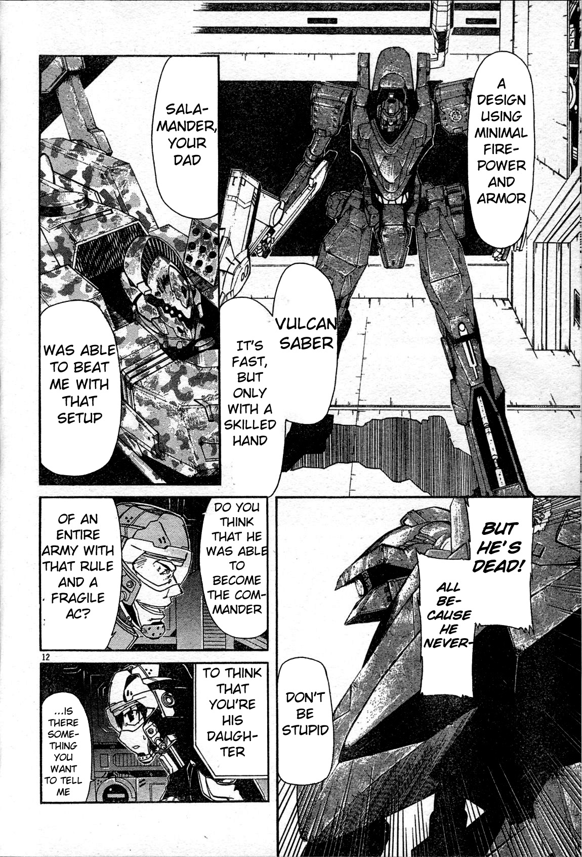 Armored Core - Tower City Blade Chapter 2.2 page 12 - Chapter 2 v2 : Salamander