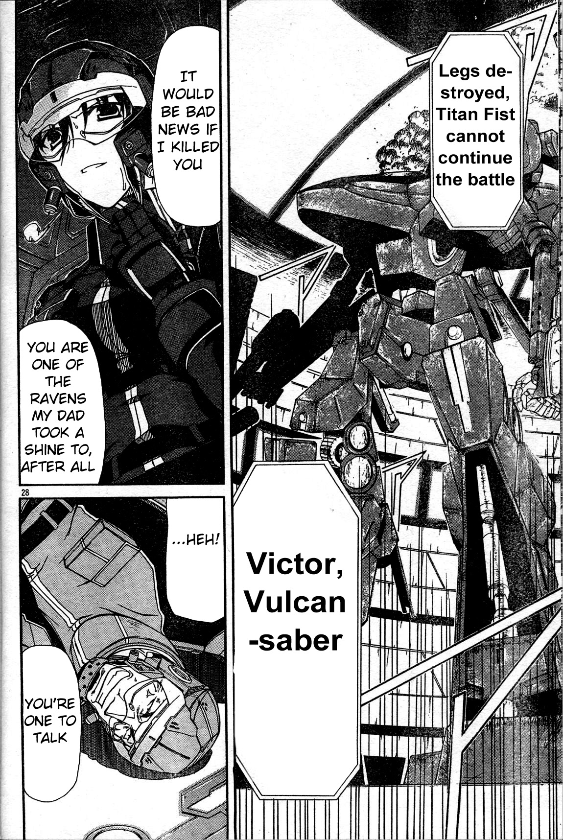 Armored Core - Tower City Blade Chapter 2.2 page 28 - Chapter 2 v2 : Salamander