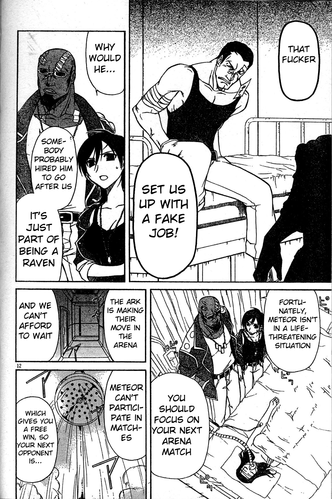 Armored Core - Tower City Blade Chapter 3.2 page 12 - Chapter 3 v2 : A Fierce Blaze