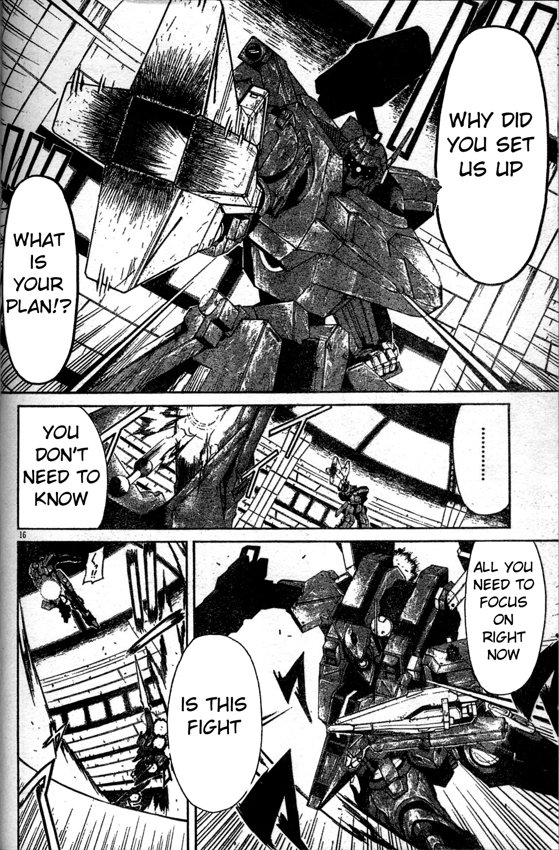Armored Core - Tower City Blade Chapter 3.2 page 16 - Chapter 3 v2 : A Fierce Blaze