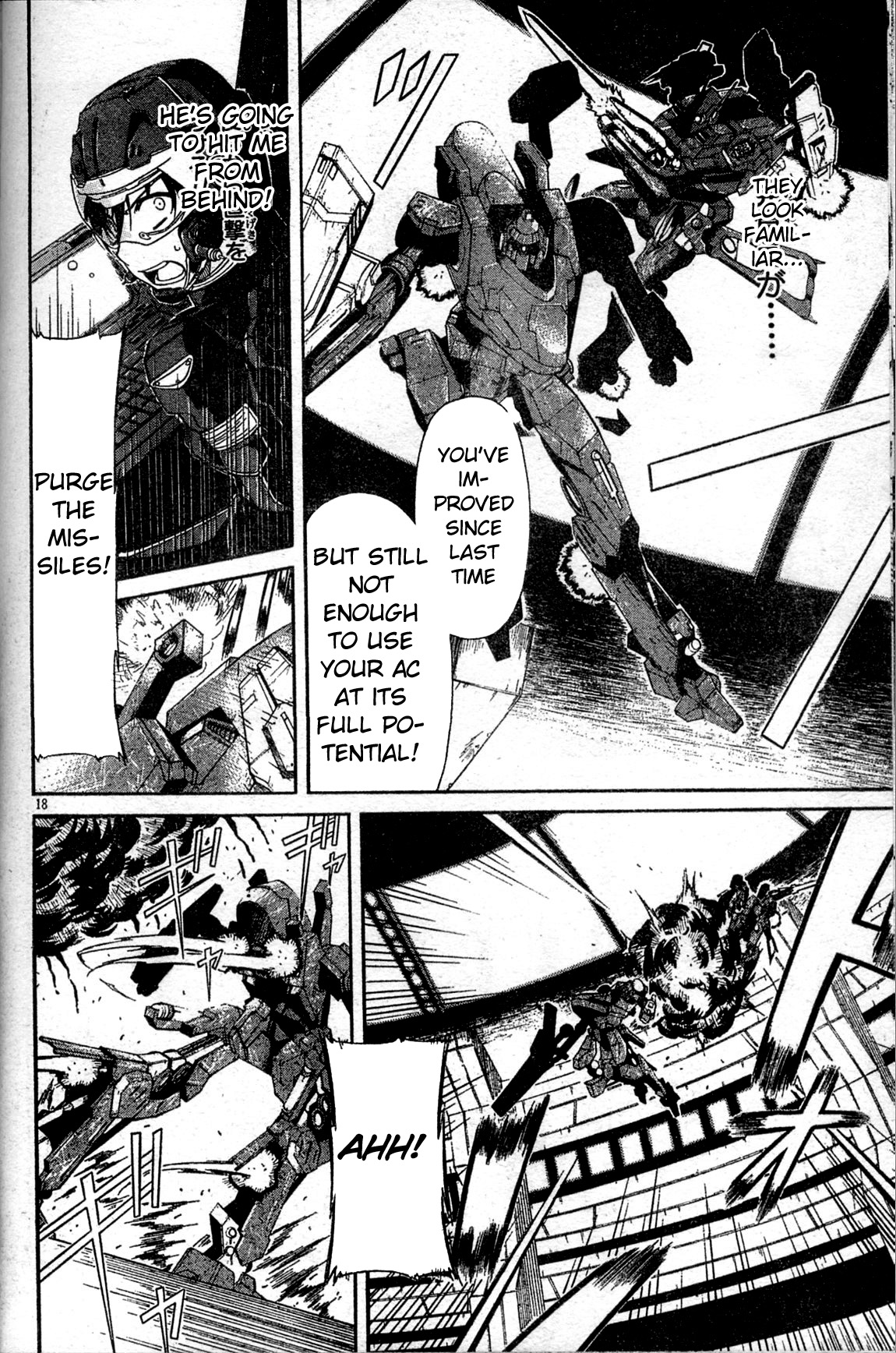 Armored Core - Tower City Blade Chapter 3.2 page 18 - Chapter 3 v2 : A Fierce Blaze