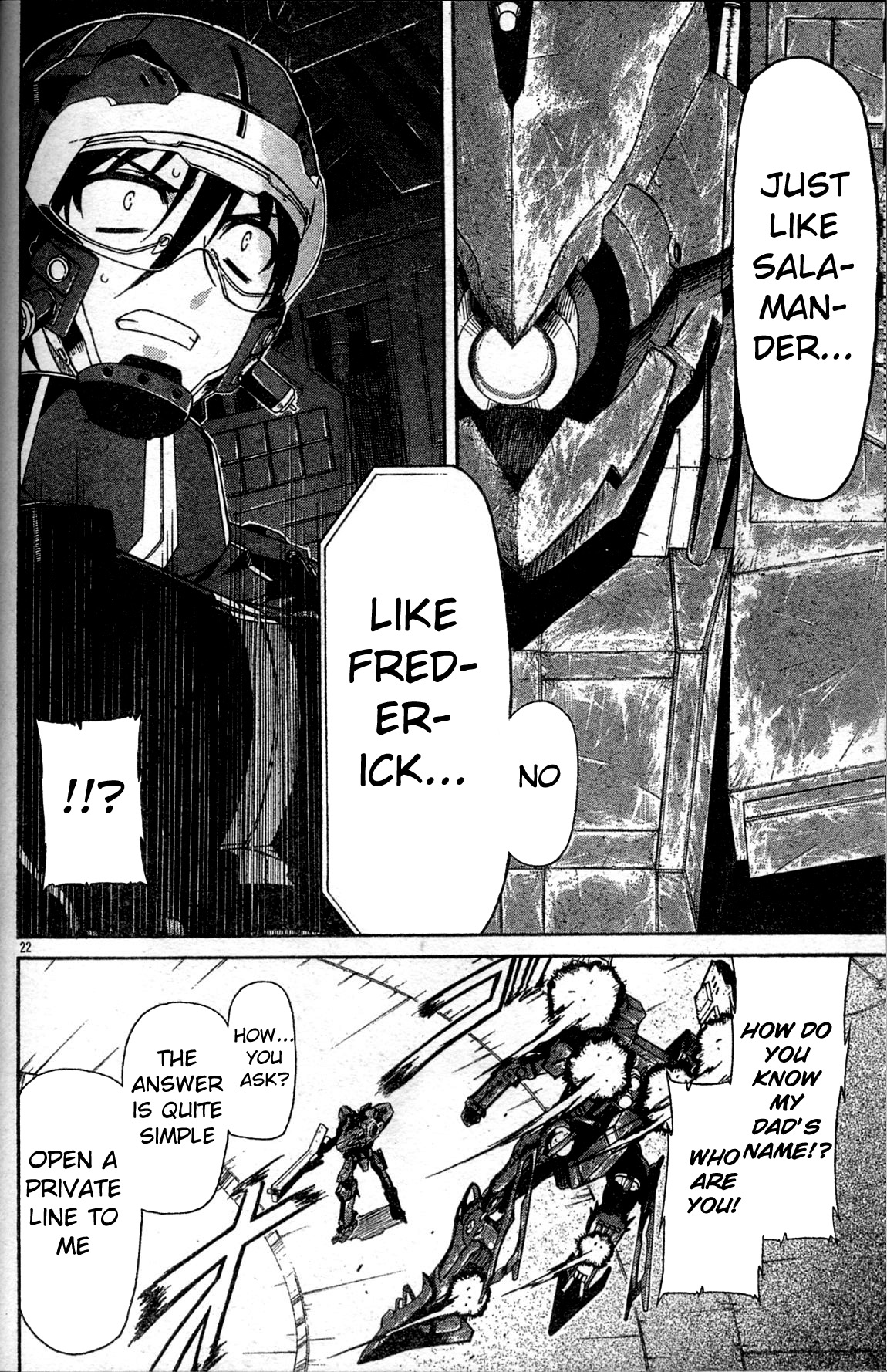 Armored Core - Tower City Blade Chapter 3.2 page 22 - Chapter 3 v2 : A Fierce Blaze