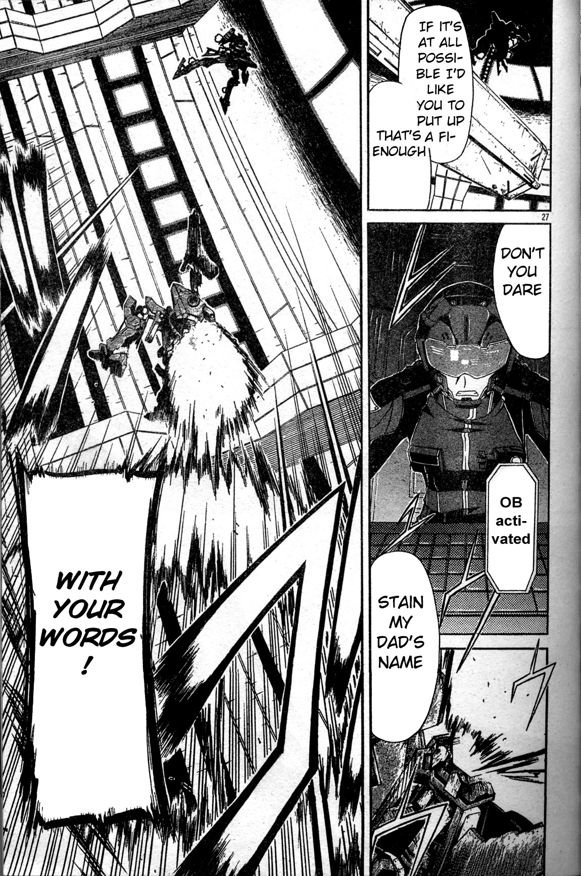 Armored Core - Tower City Blade Chapter 3.2 page 27 - Chapter 3 v2 : A Fierce Blaze