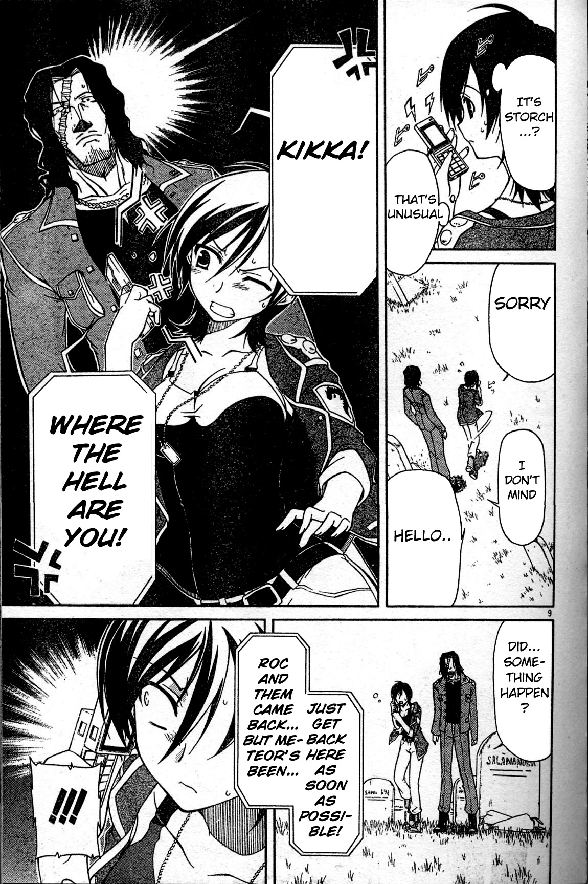 Armored Core - Tower City Blade Chapter 3.2 page 9 - Chapter 3 v2 : A Fierce Blaze