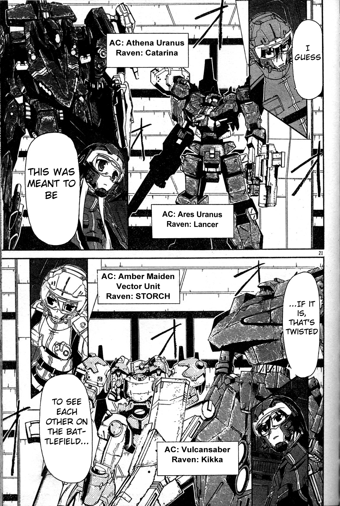 Armored Core - Tower City Blade Chapter 4.2 page 21 - Chapter 4 v2 : Raven