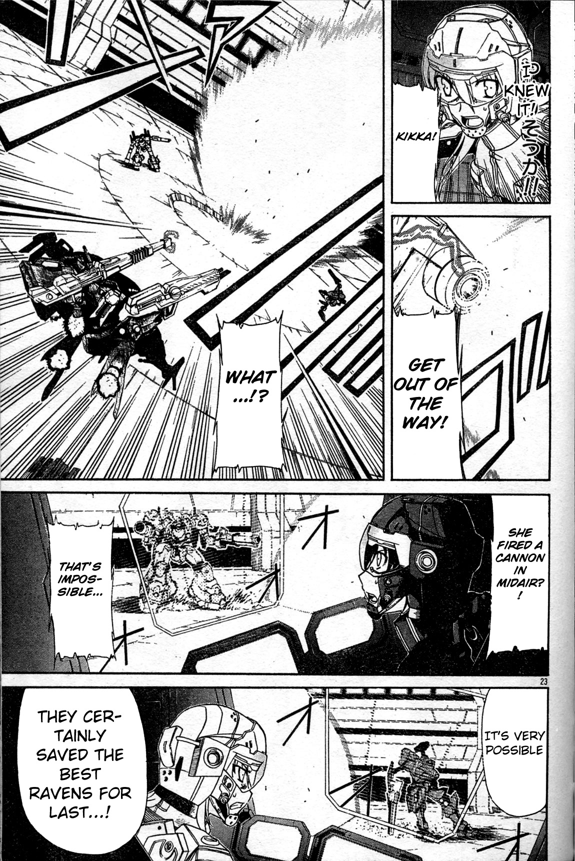 Armored Core - Tower City Blade Chapter 4.2 page 23 - Chapter 4 v2 : Raven