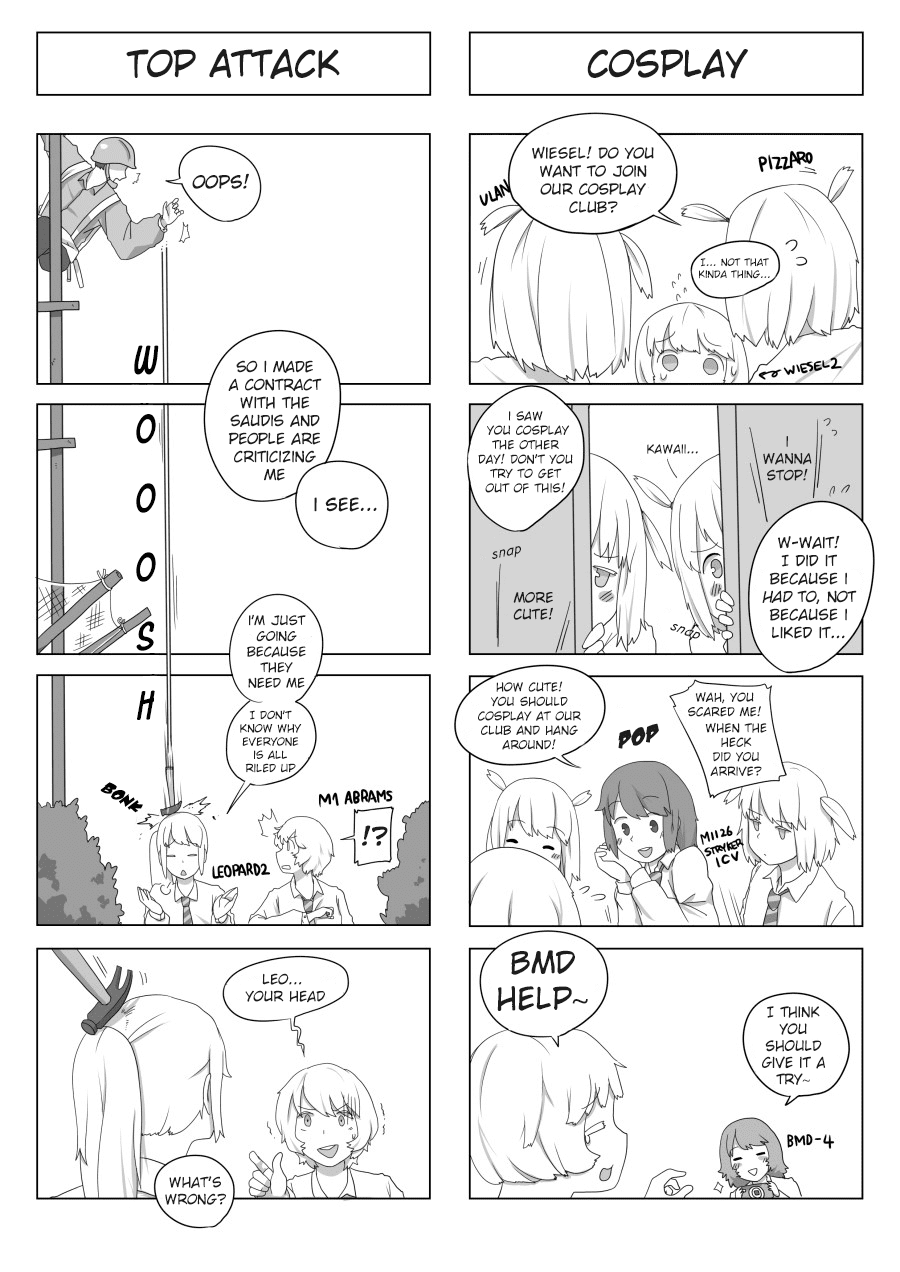 Armored Highschool Chapter 8 page 1 - Chapter 8