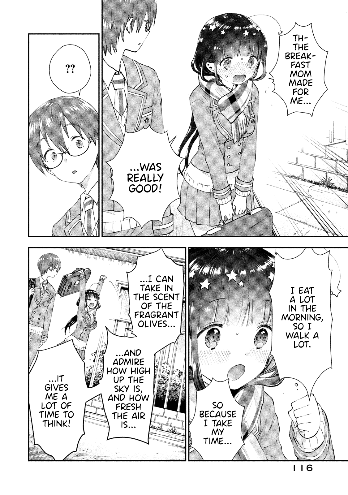 Aroma-chan wa Konya mo Hazukashii Chapter 11 page 8 - Chapter 11: Time for School