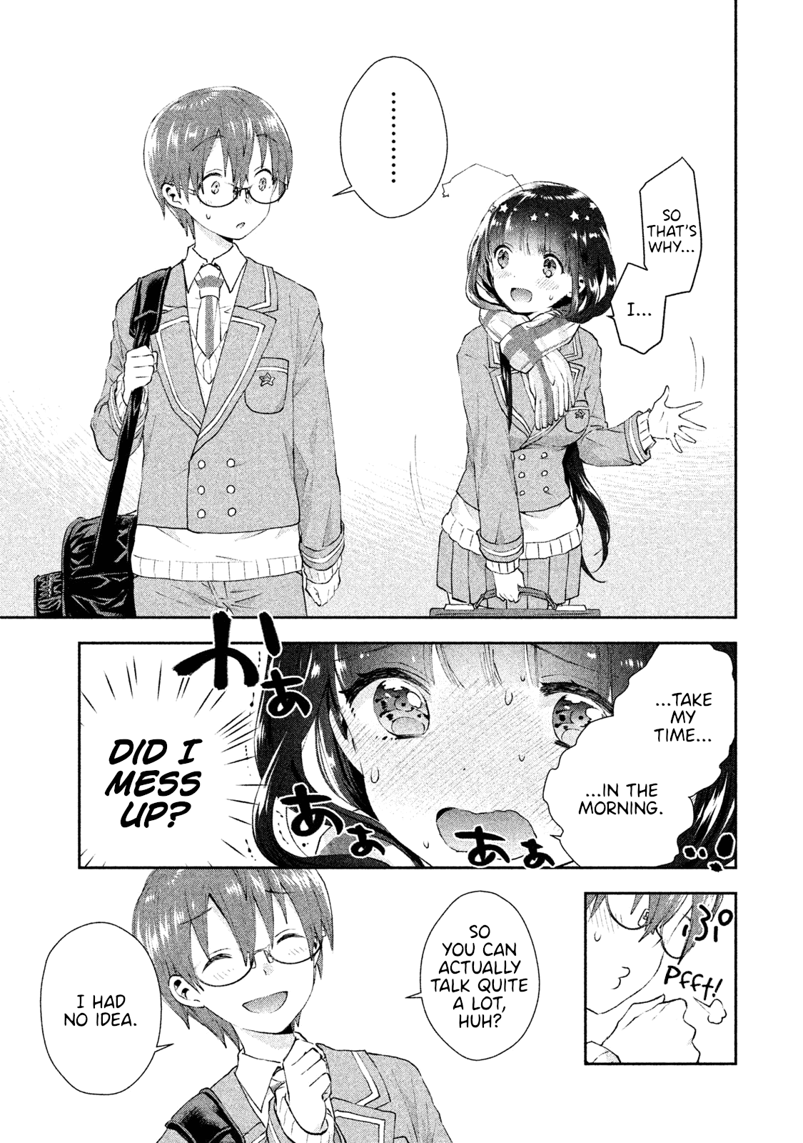 Aroma-chan wa Konya mo Hazukashii Chapter 11 page 9 - Chapter 11: Time for School