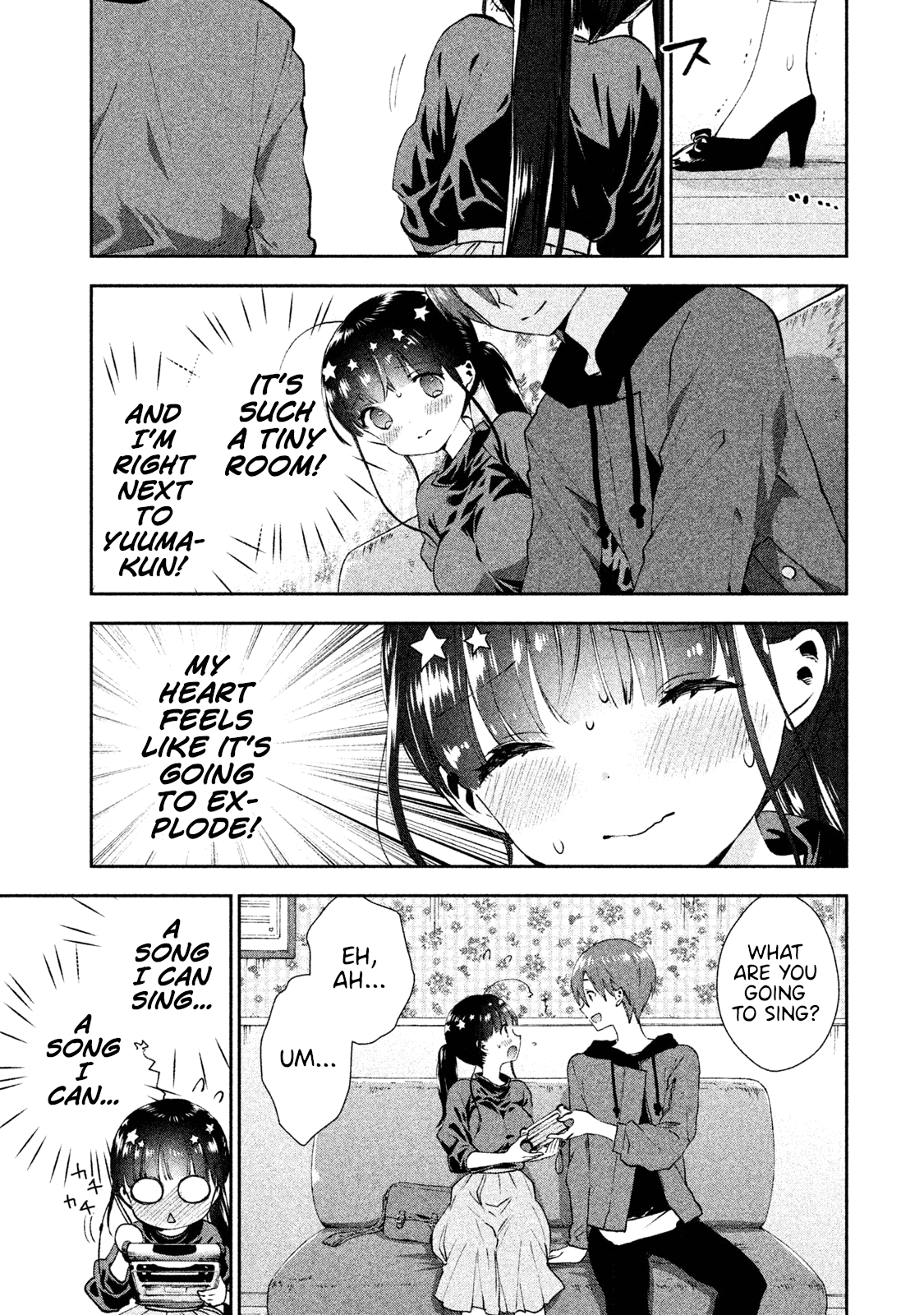 Aroma-chan wa Konya mo Hazukashii Chapter 15 page 7 - Chapter 15: Karaoke with Everyone!