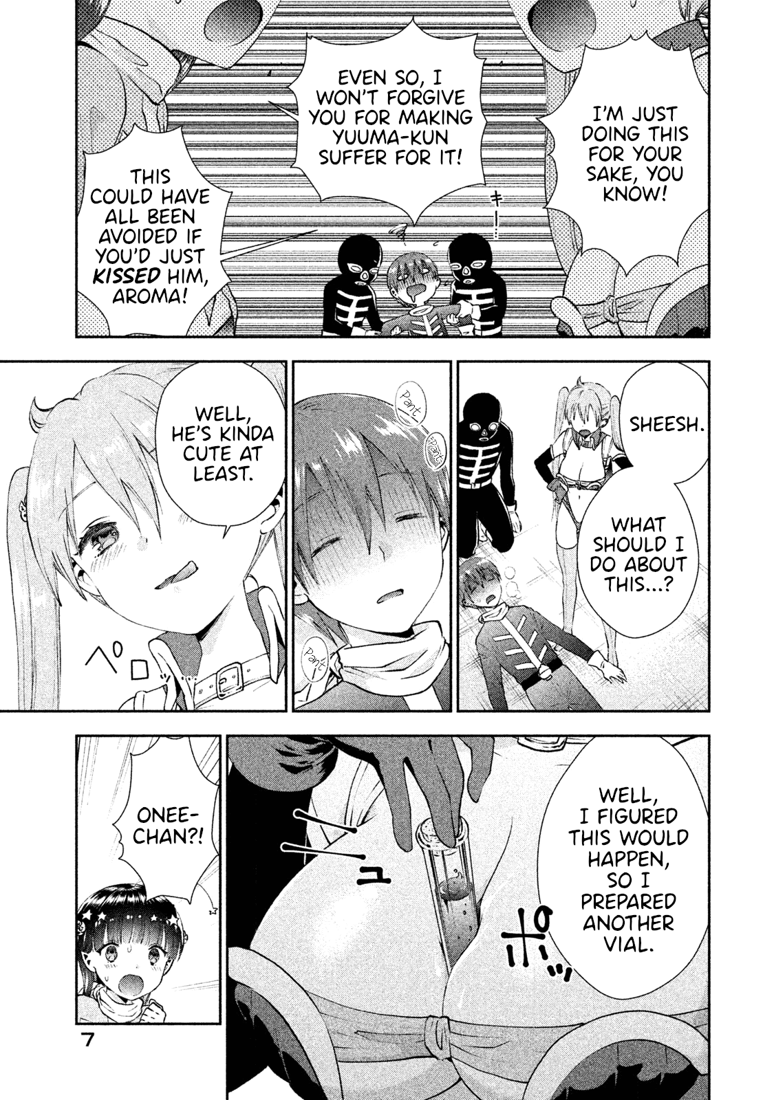 Aroma-chan wa Konya mo Hazukashii Chapter 7 page 8 - Chapter 7: Onee vs. Imouto