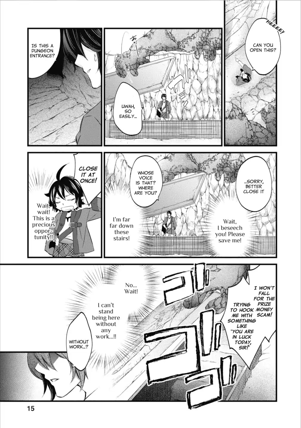 Around 40 "Shachiku" is Golem Master Chapter 1 page 14 - Chapter 1: And the Company Slave is Reincarnated